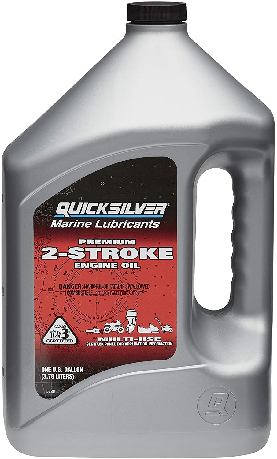 Quicksilver Premium 2-Stroke Engine Oil – Outboards, PWCs, Snowmobiles and Mo...
