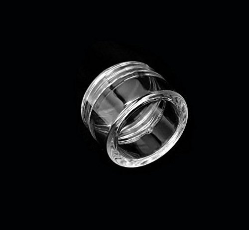 12-Piece 10g/10ml Acrylic Stackable Clear Round Jars Set