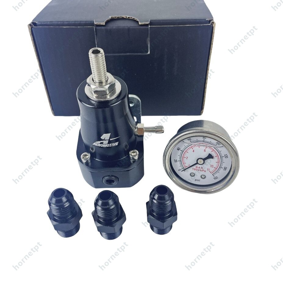 13129 Fuel Pressure Regulator Combo Kit ; Compact EFI 30-70 psi Return Style