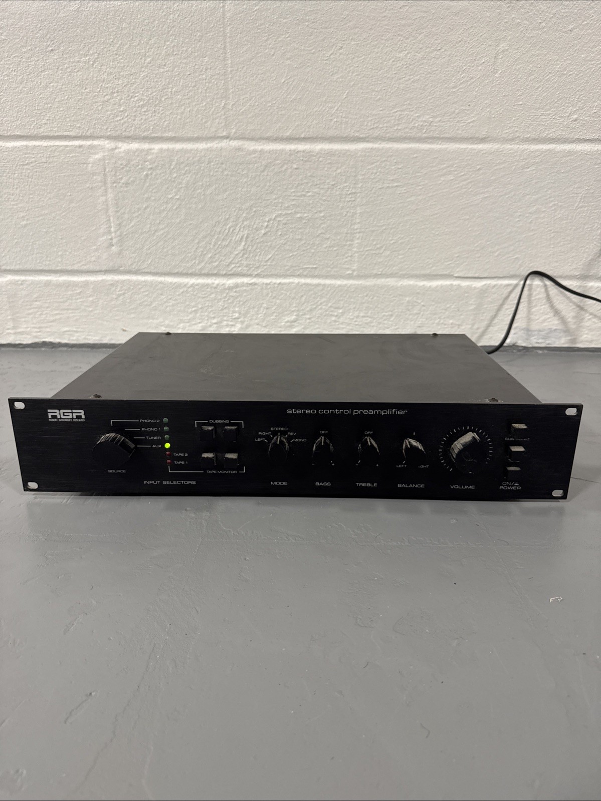 RGR Robert Grodinsky Research Model Four-1 41 Stereo Preamplifier