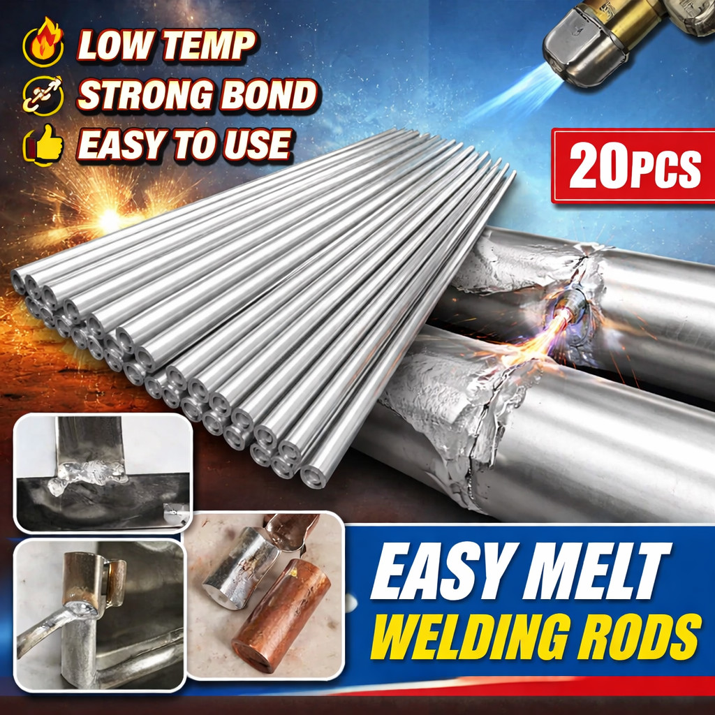 20pcs Easy Melt Welding Rods Low Temperature Aluminum Wire Brazing Welding Stick