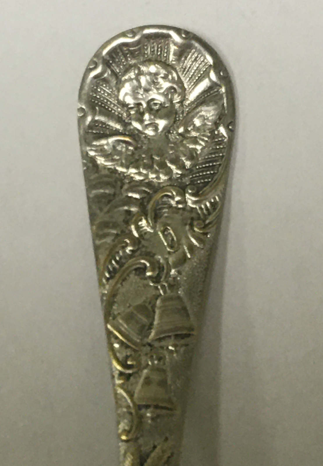 Antique Spoon US Collectible 1900 Open Easter Sunday USA 4.3/8”