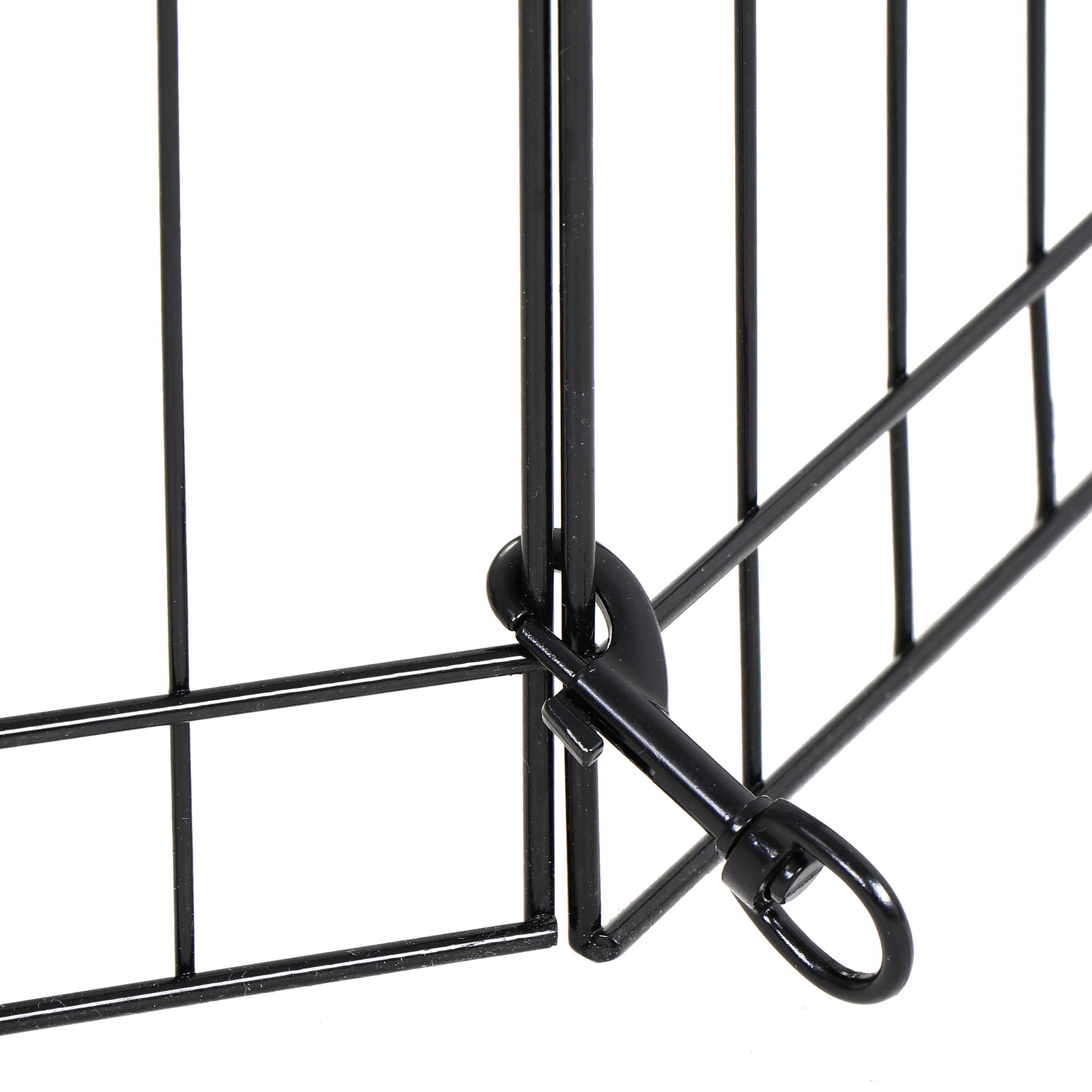 Dog Playpen 24" 8 Panels Foldable Exercise Pen Pet Playpen Fence Indoor Outdoor