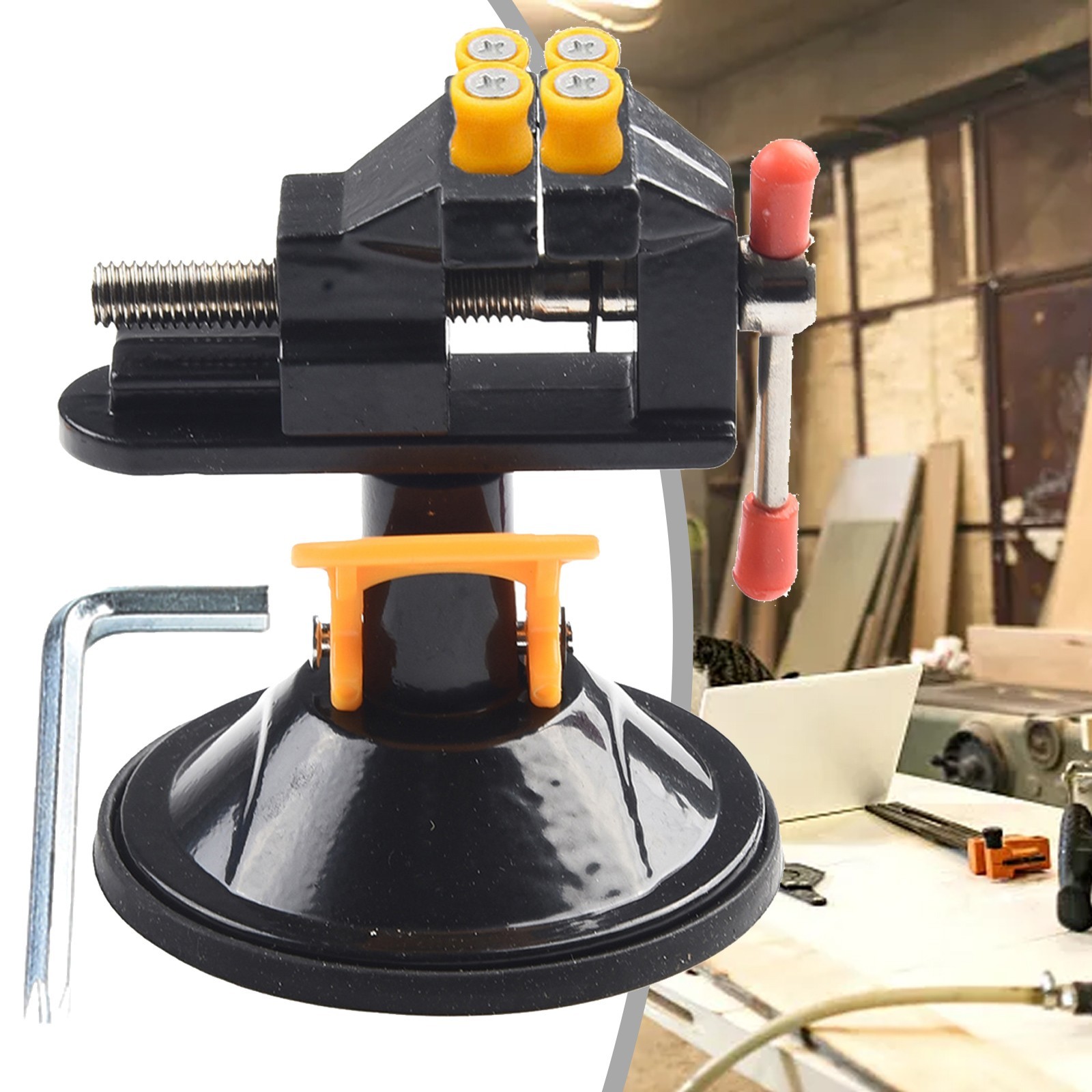 Small Rotating Vice?? Swivelling Work 30 Mm Suction Cup Vice Table Clamp Vice