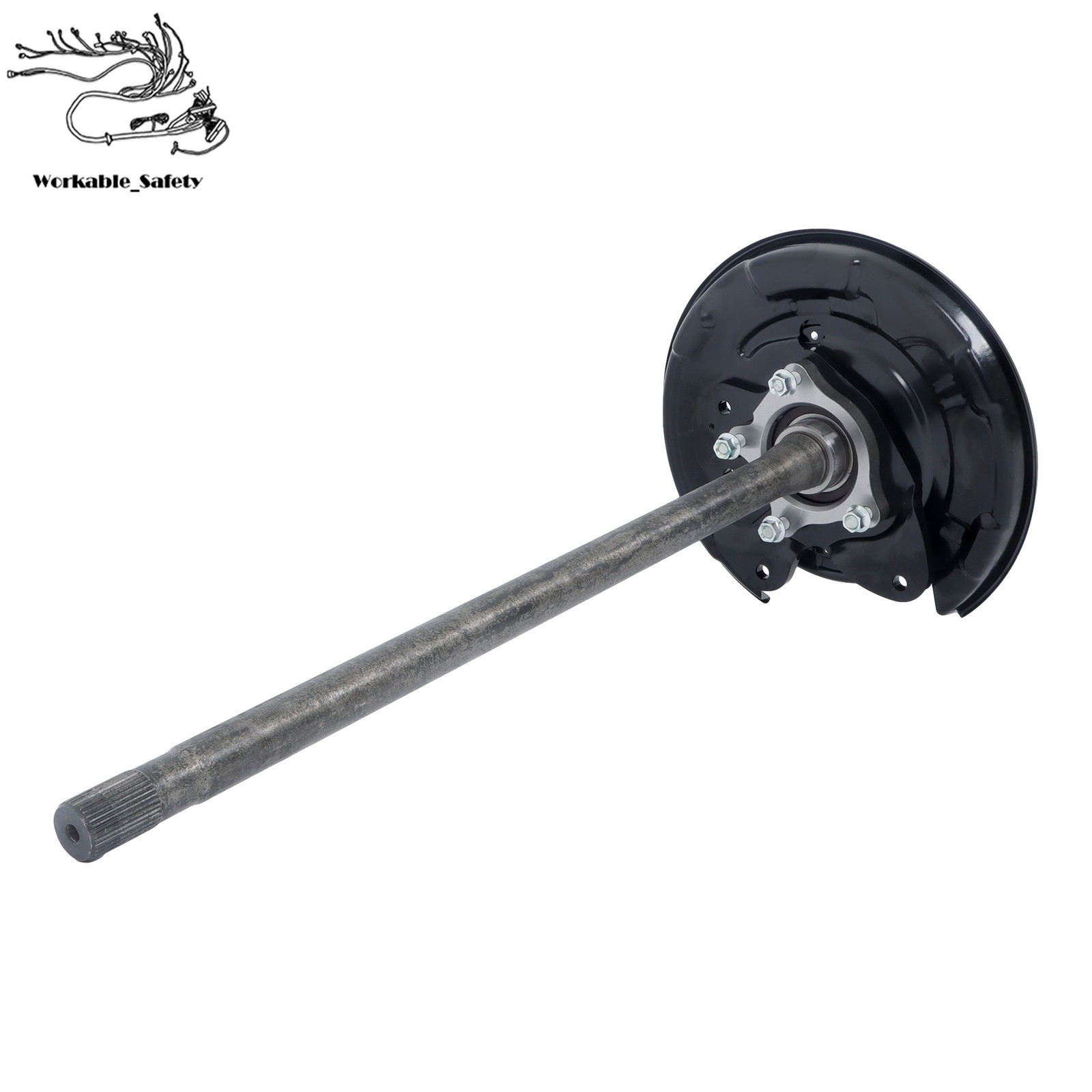 926-145 Pre-Pressed Rear Left Axle Shaft Assembly 07-2016 For Toyota Tundra 5.7L