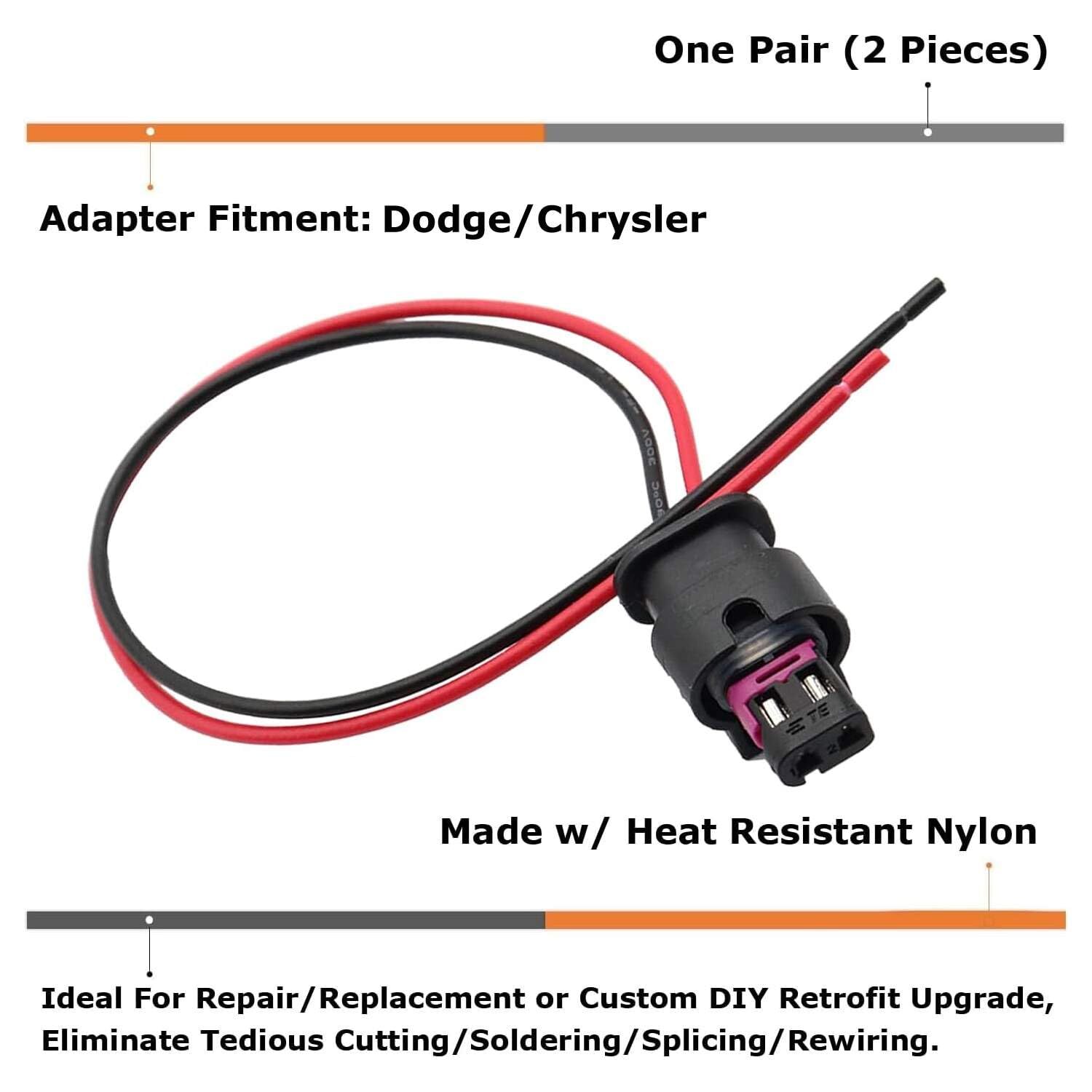 OE-Spec Side Marker Light Power Cord Wire Harness For Dodge Charger Chrysler 300