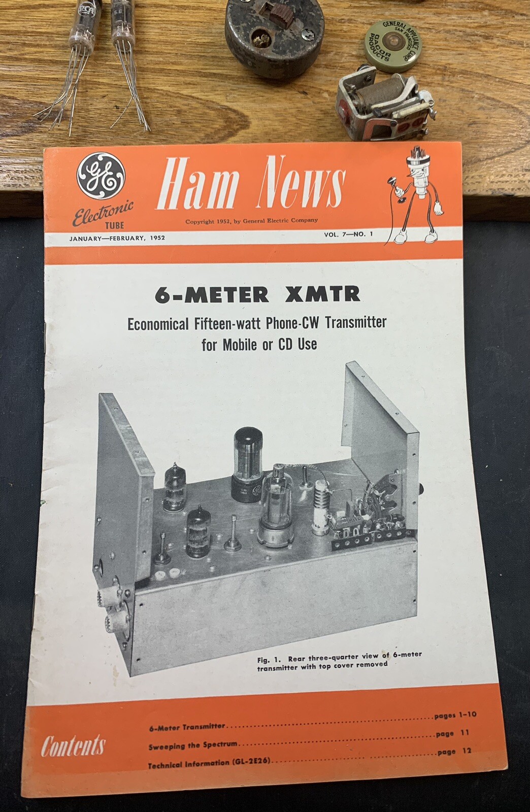 Miscellaneous Vintage Radio Parts - (A96) * FROM HAM RADIO / ANTIQUE ESTATE *