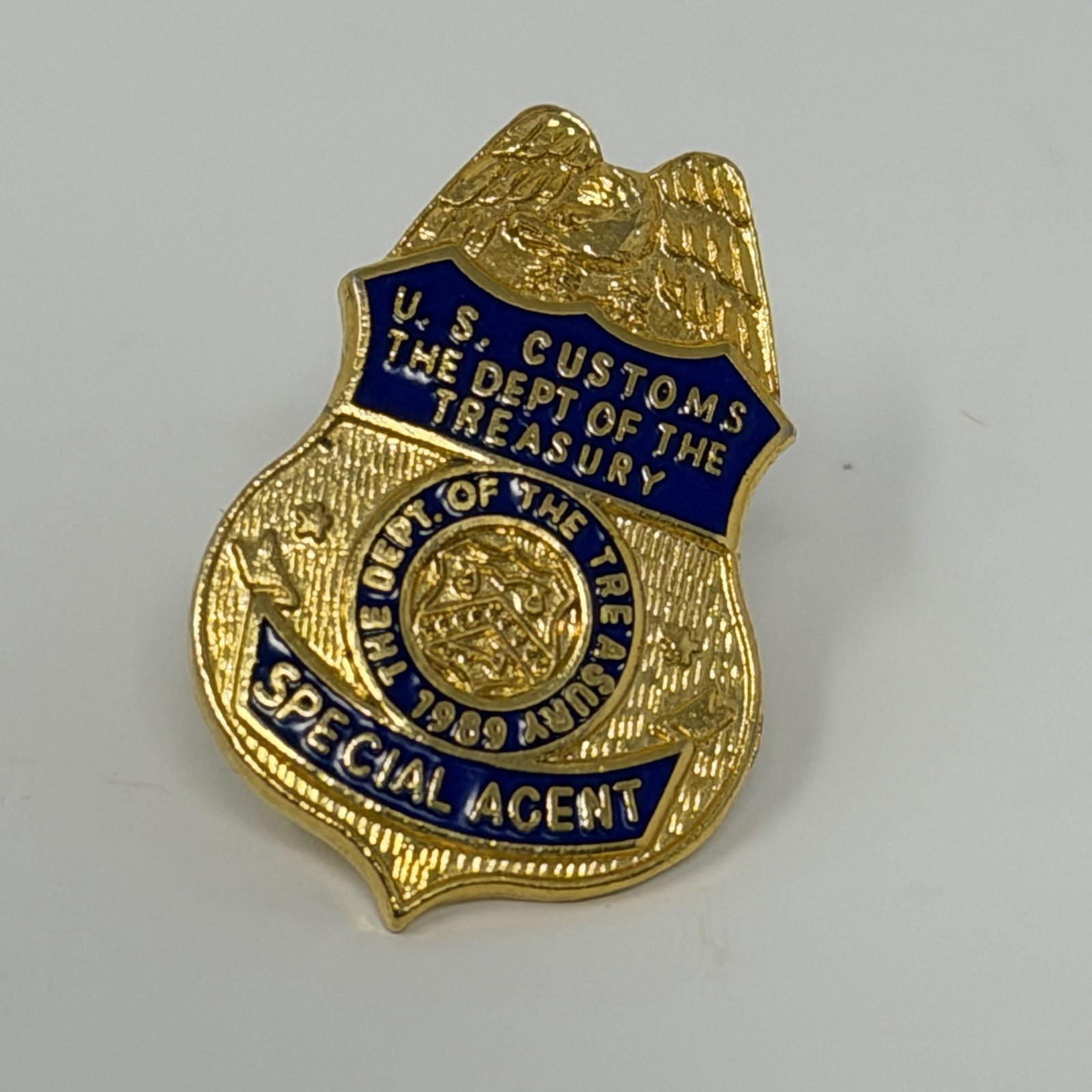 US Special Agent Naval US Customs Dept Of Treasury Secret Service Pins Lot Of 3