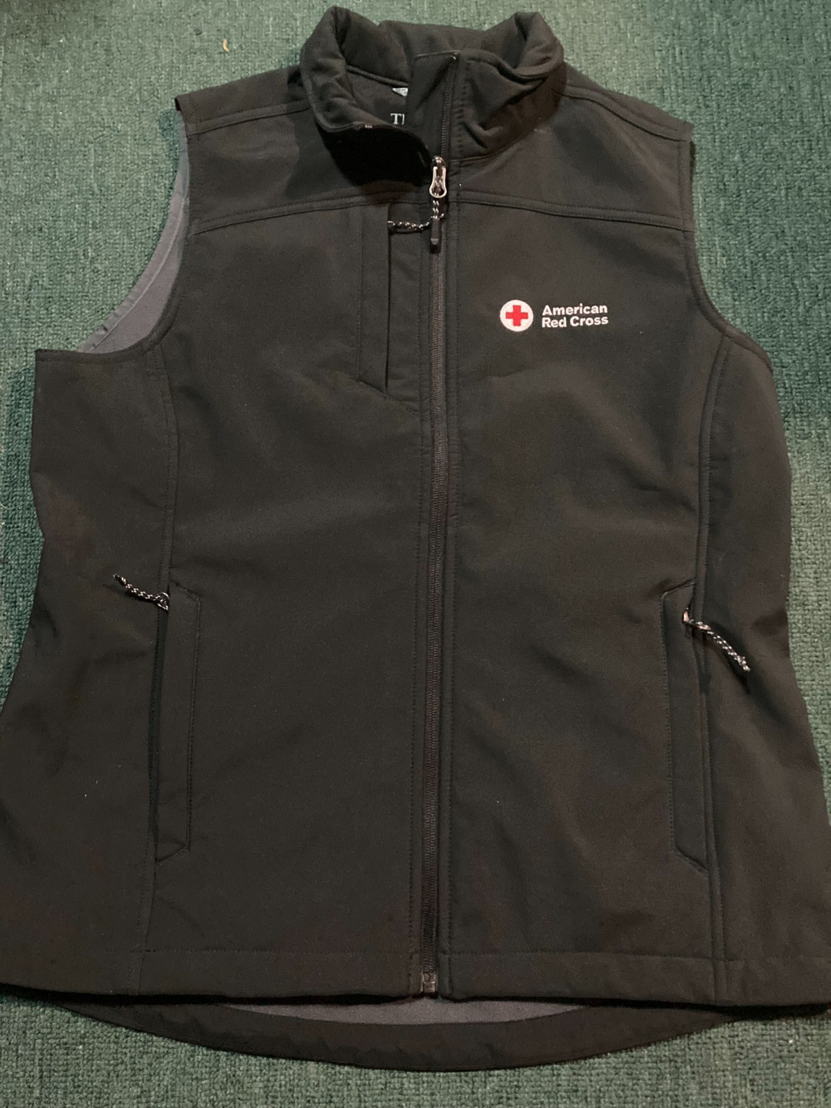 TRIMARK American Red Cross BLACK Women's Vest Size Medium NEW w/o Tags
