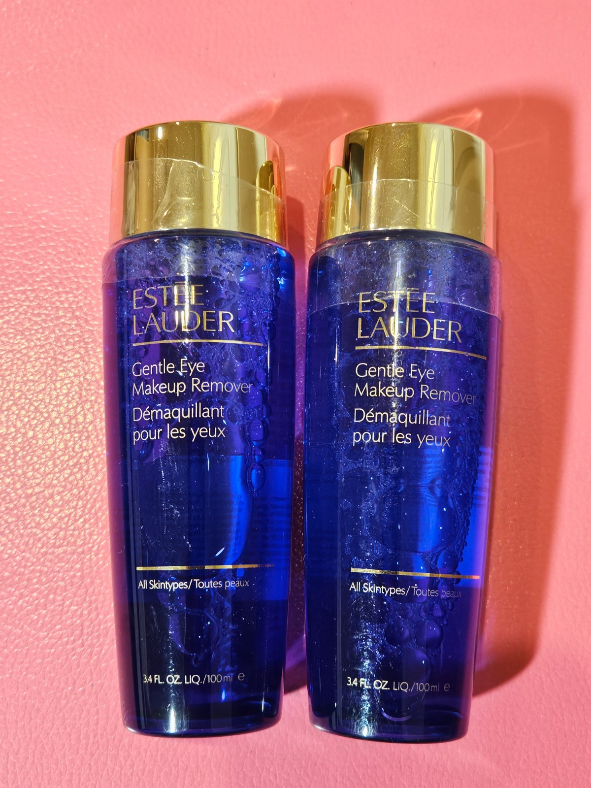 Lot of 2 Estee Lauder Gentle Eye Makeup Remover~3.4 oz/100 ml each~new