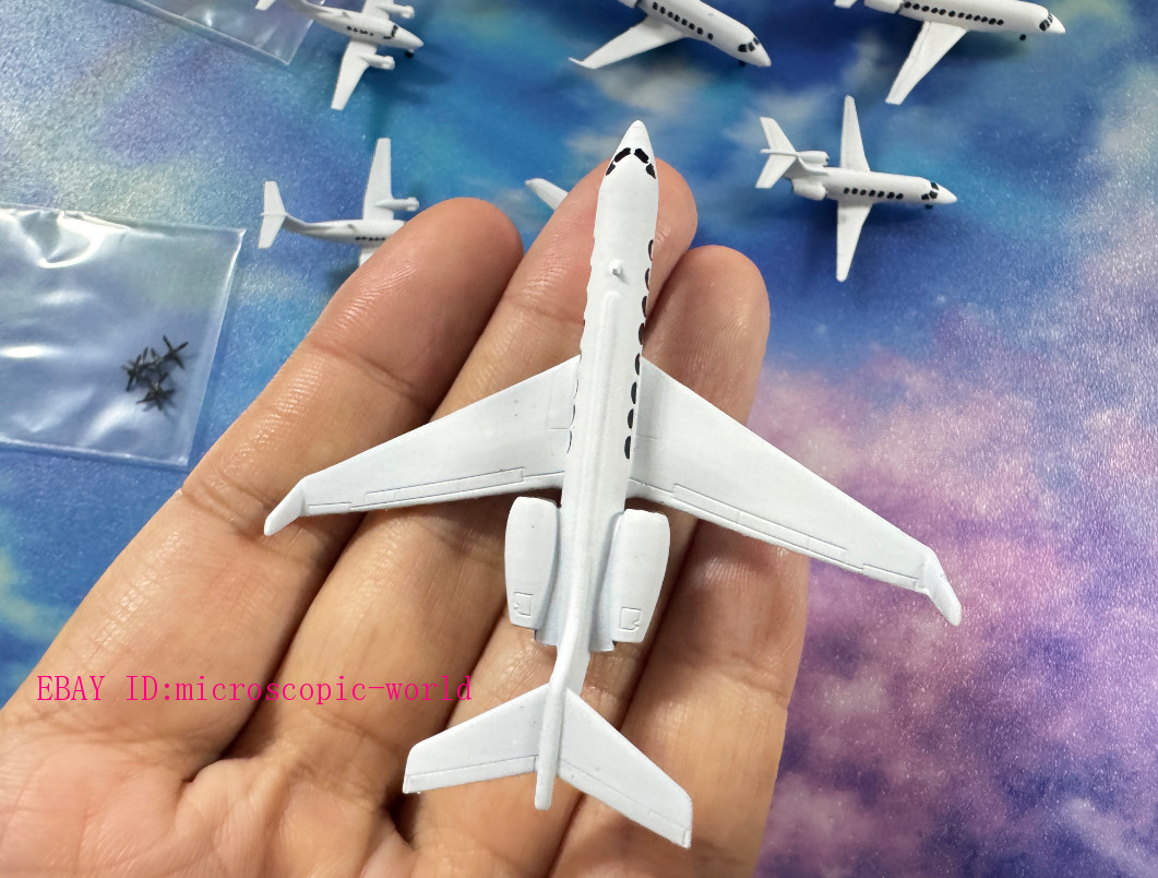8Pc 1/500 Scale Aircraft Model 1*PC-12 1*PC-24 1*G650 2*B200 1*F900 1*DHC6 1*605