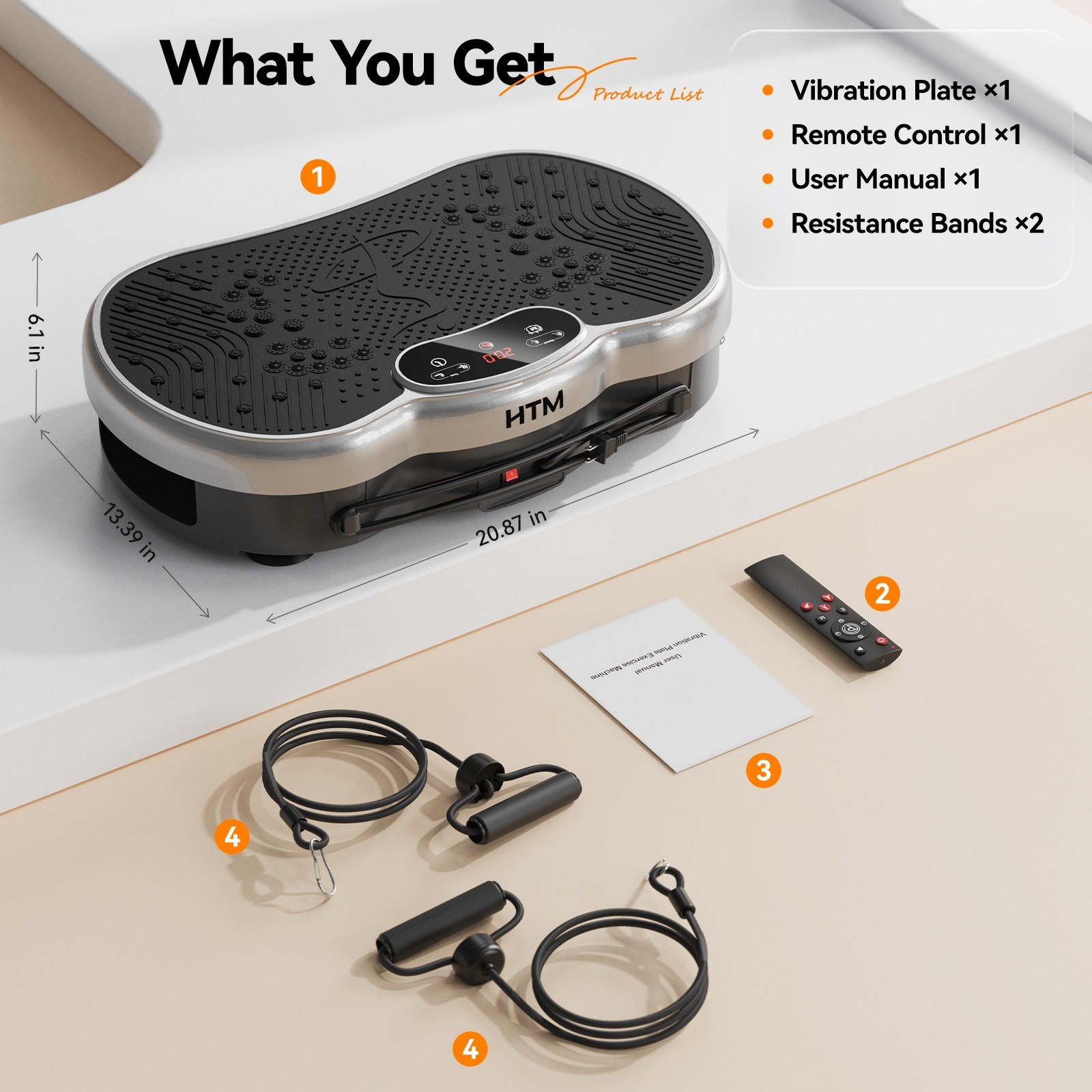 Vibration Plate Fitness Platform Exercise Machine Vibrating Shaking Full Body