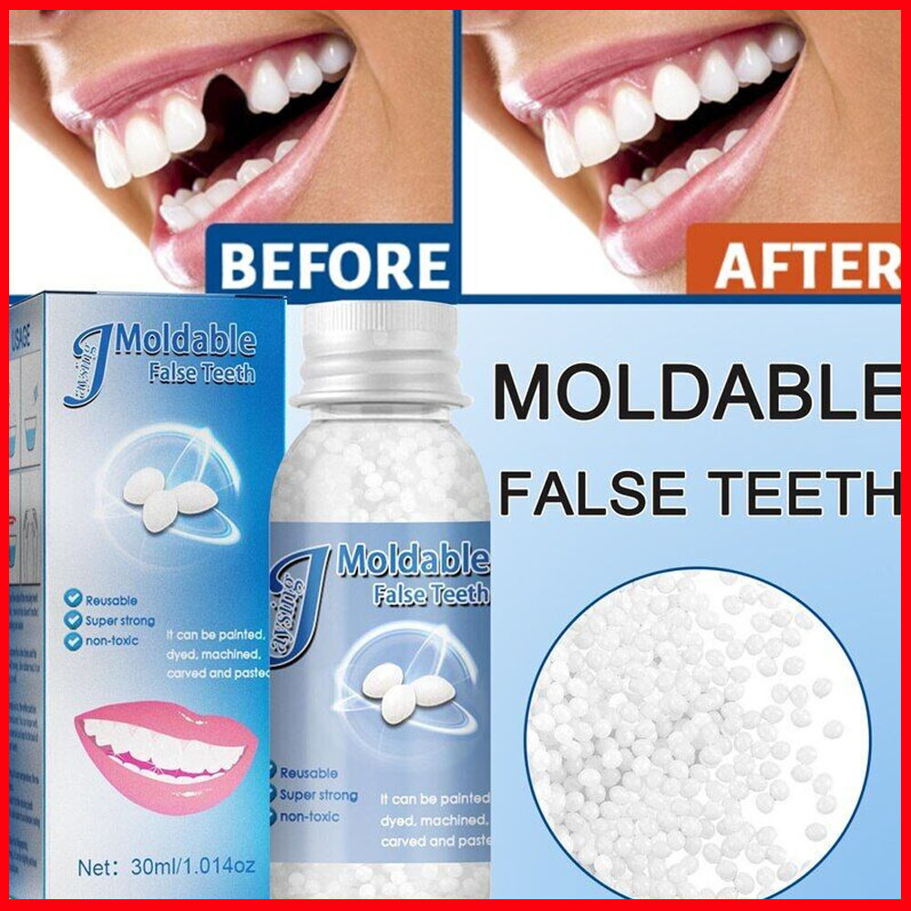 Tooth Repair Beads Granules Temporary Tooth Glue Reusable Moldable False Teeth