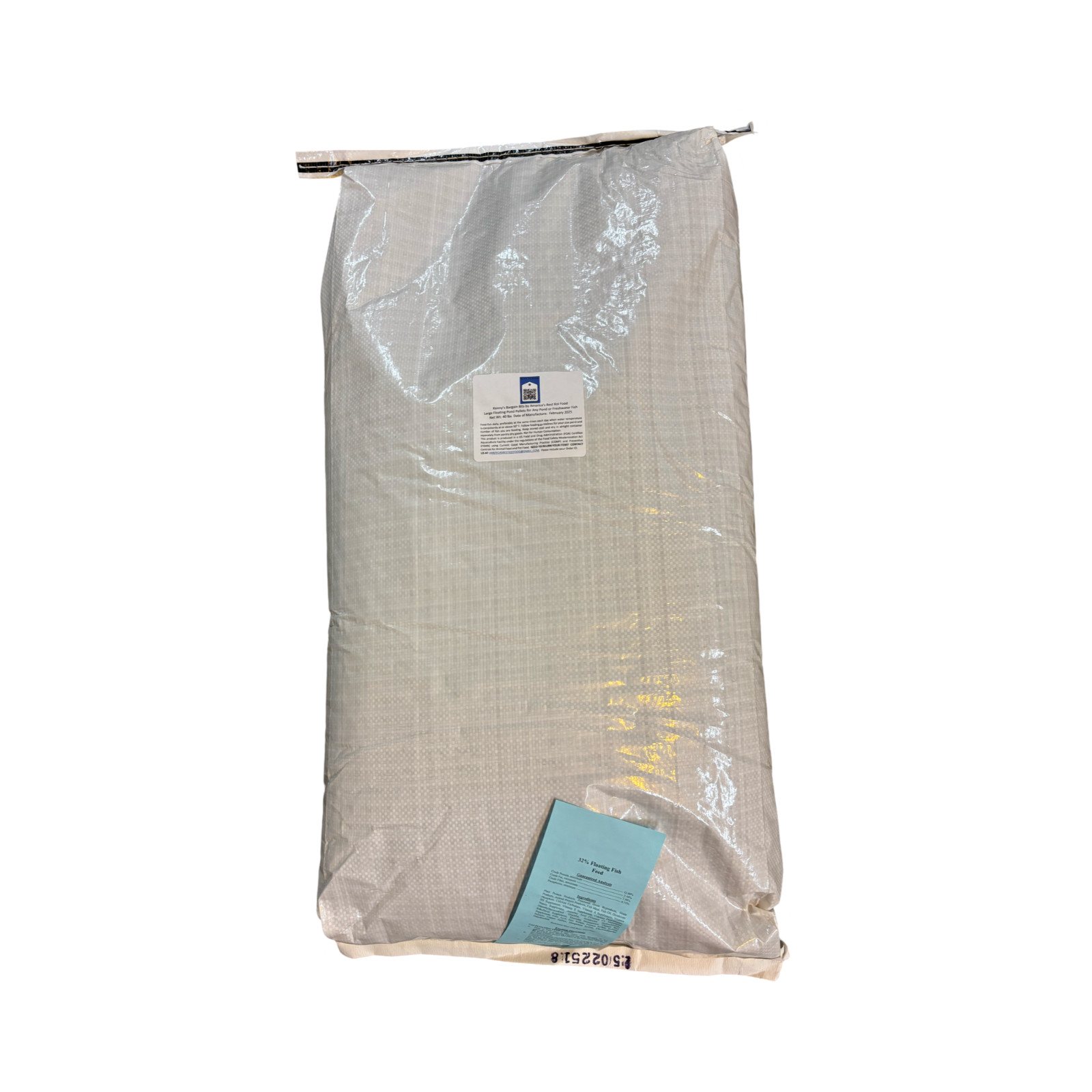 40 lb Bag Koi Fish Food Large Pellets by Americas Best Koi Food 32% Protein