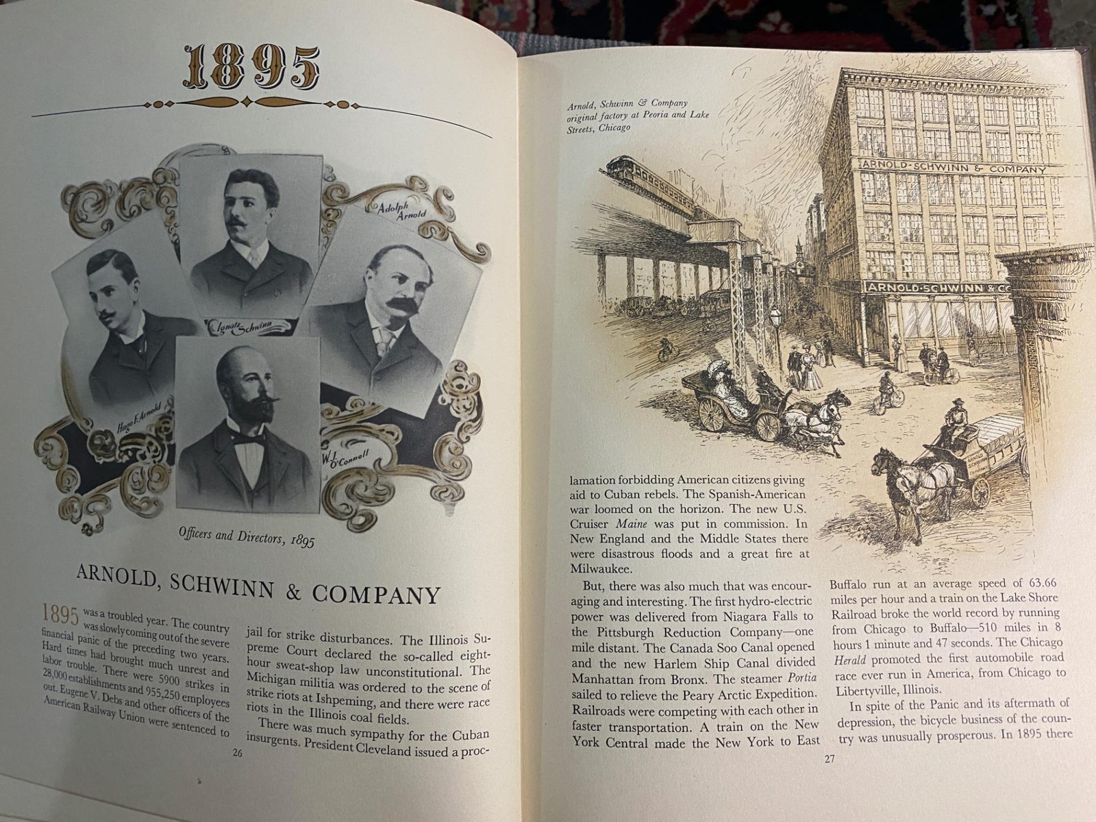 NOS original 50 YEARS OF SCHWINN BUILT BICYCLES book 1895-1945