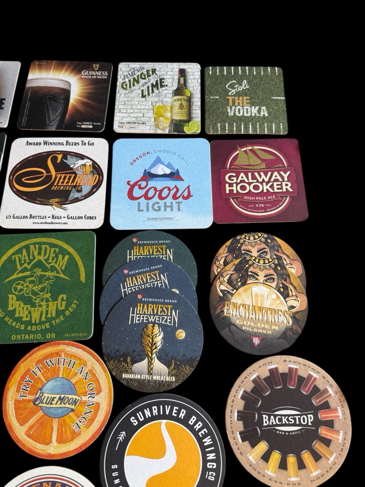 53 Vtg Collectable Brewery/Wine Bar Coasters Breweriana PNW etc.