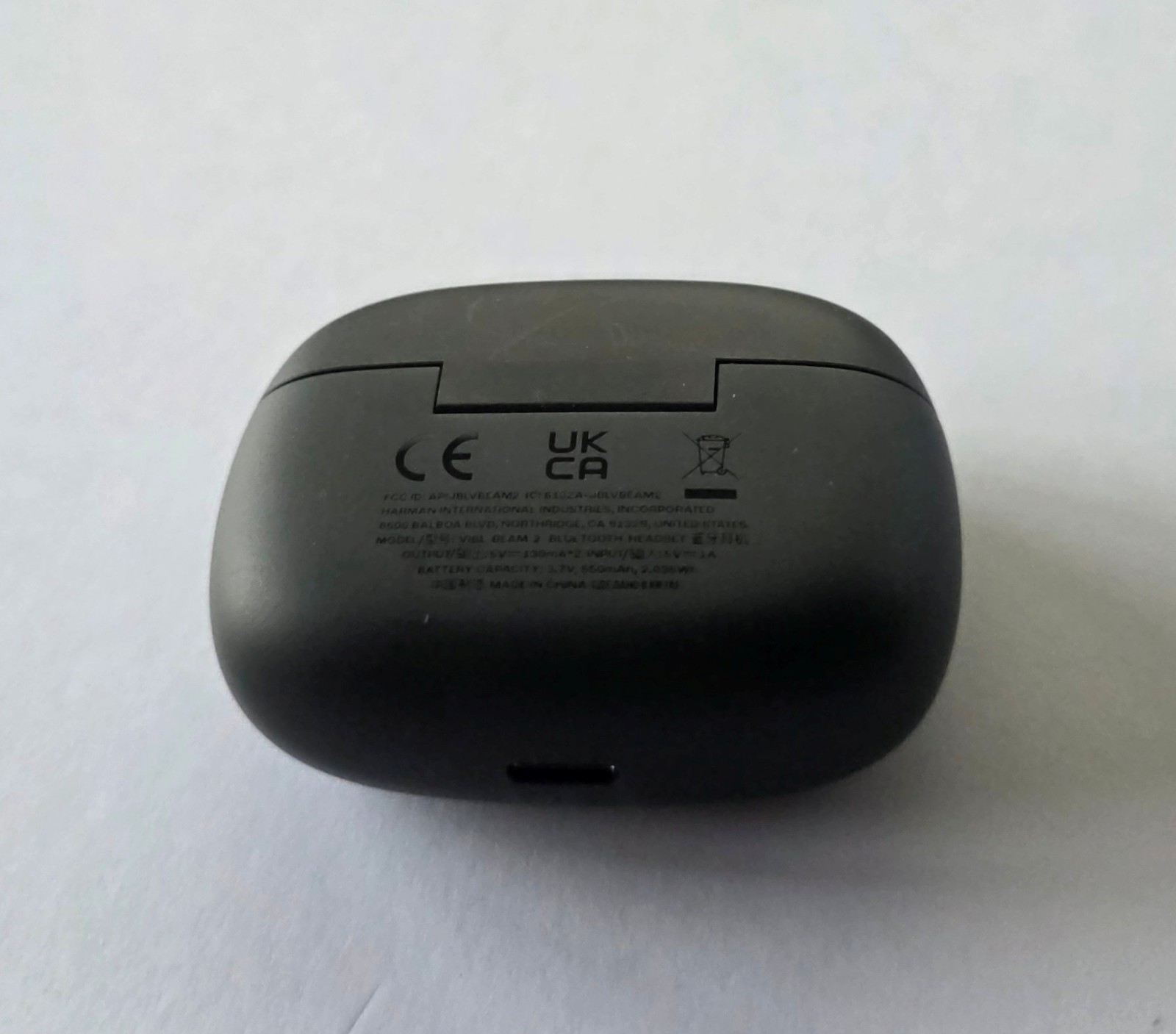 Unused OEM Black CHARGING CASE ONLY for JBL Vibe Beam 2 True Wireless Earbuds