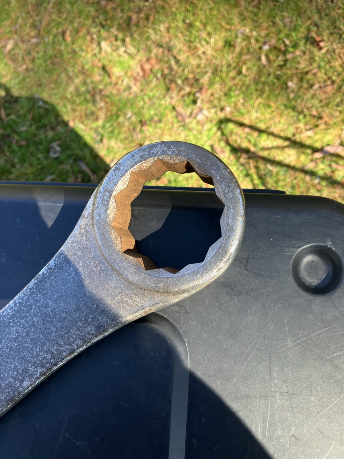 VINTAGE WRIGHT TOOLS 1158 COMBINATION WRENCH 1-13/16” USA MADE 12-POINT