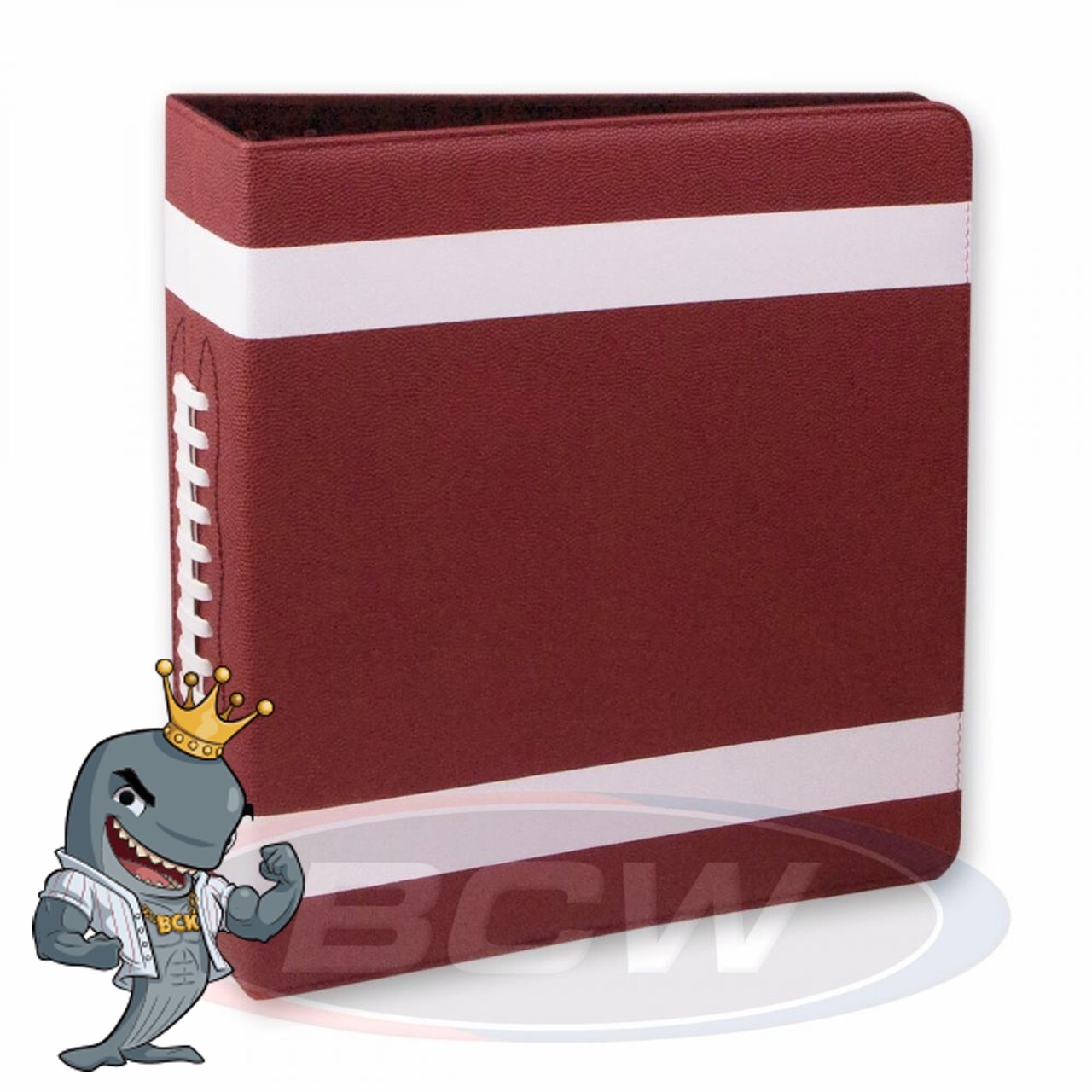 BCW 3" Premium Football Album - Brown FREE SHIP