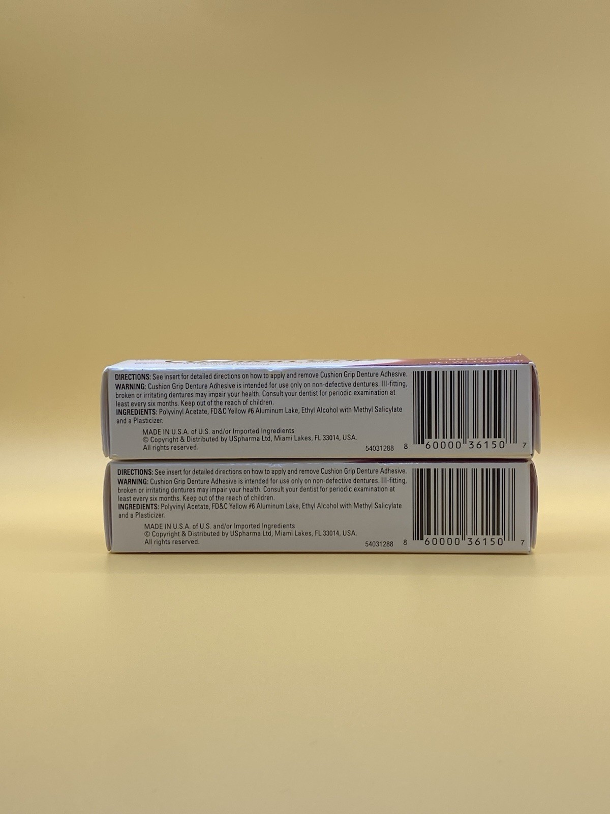 Cushion Grip Soft Thermoplastic Denture Adhesive 1 Oz Each ( Pack Of 2)