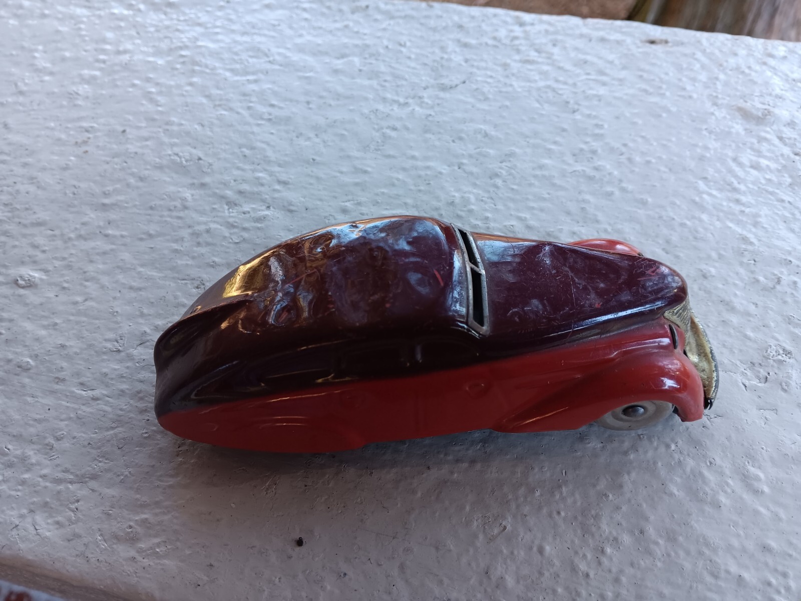 VINTAGE PRE-WAR SCHUCO 1010 WENDE LIMOUSINE GERMAN WINDUP TIN TOY CAR