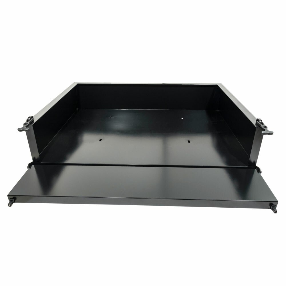 Golf Cart Black Steel Utility Bed Cargo Box 40" x 27" (CARGO BOX ONLY, NO MOUNT)
