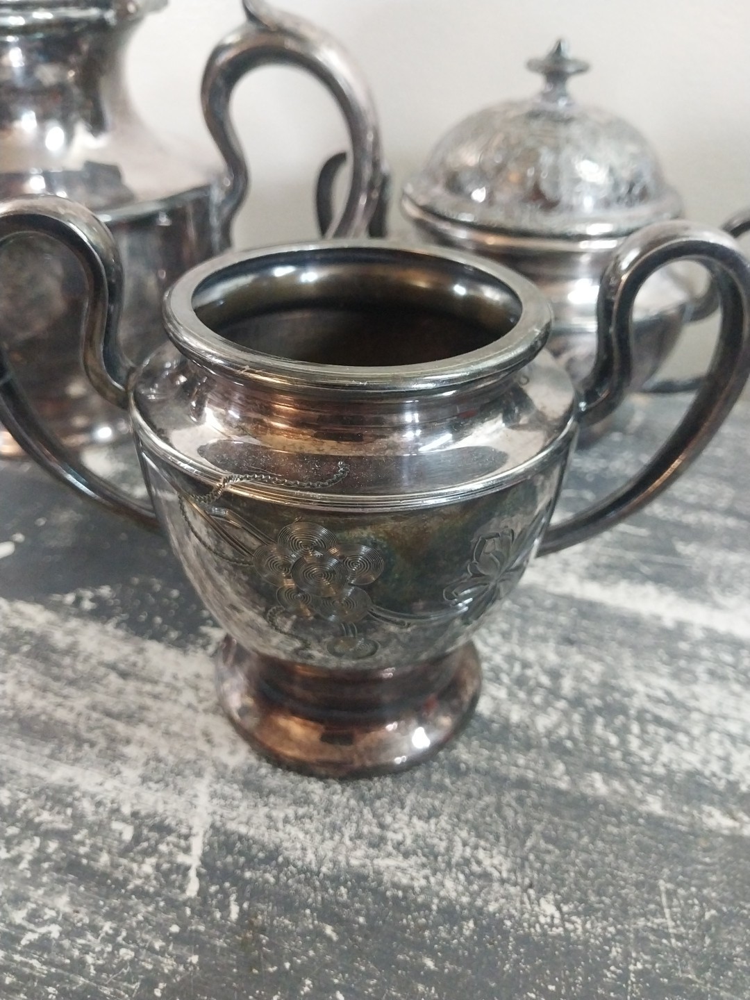 Vintage Derby Silverplate 3 Piece Set 2625