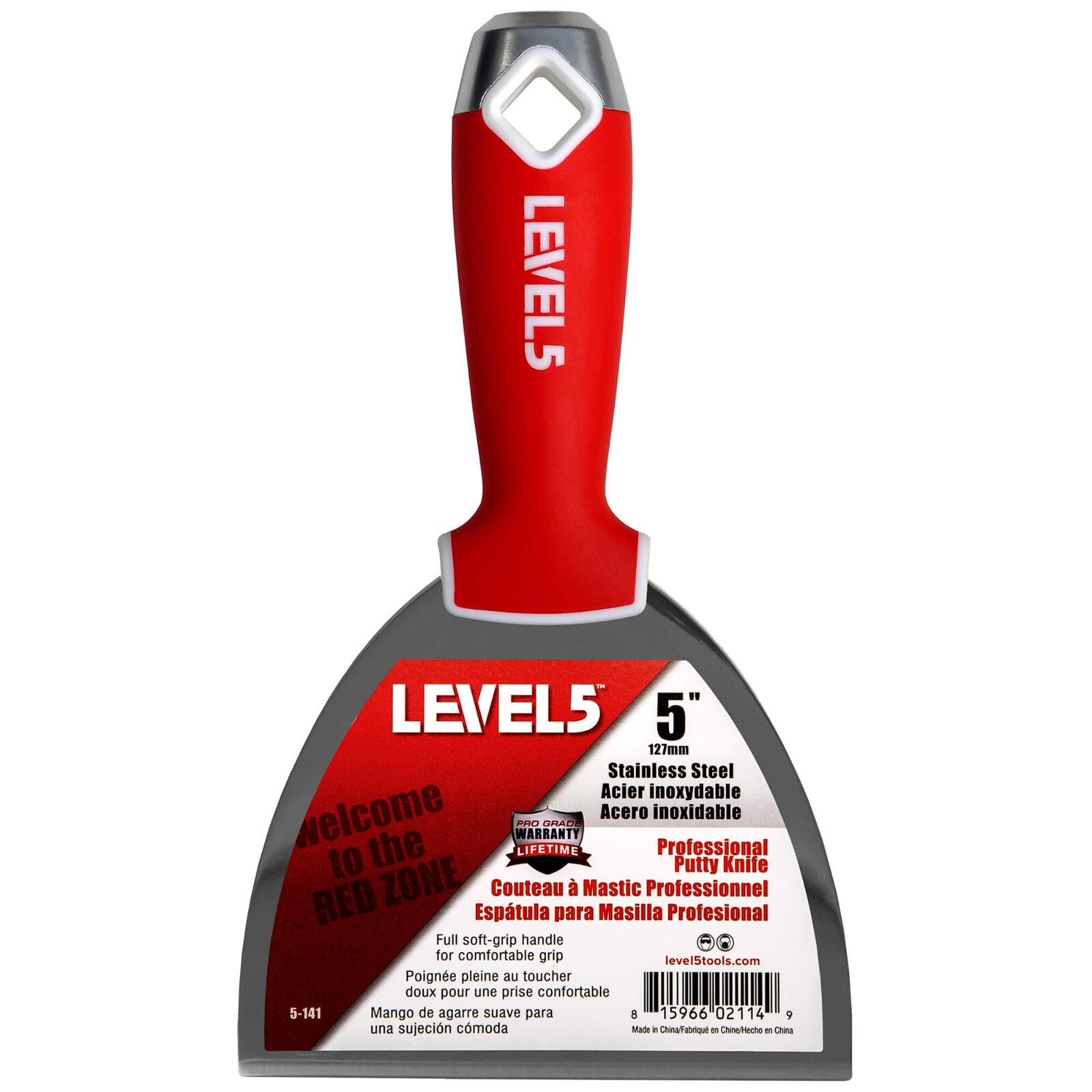 LEVEL5 Drywall Finishing Hand Tool Set | Stainless Steel | Pro Grade | 5-624