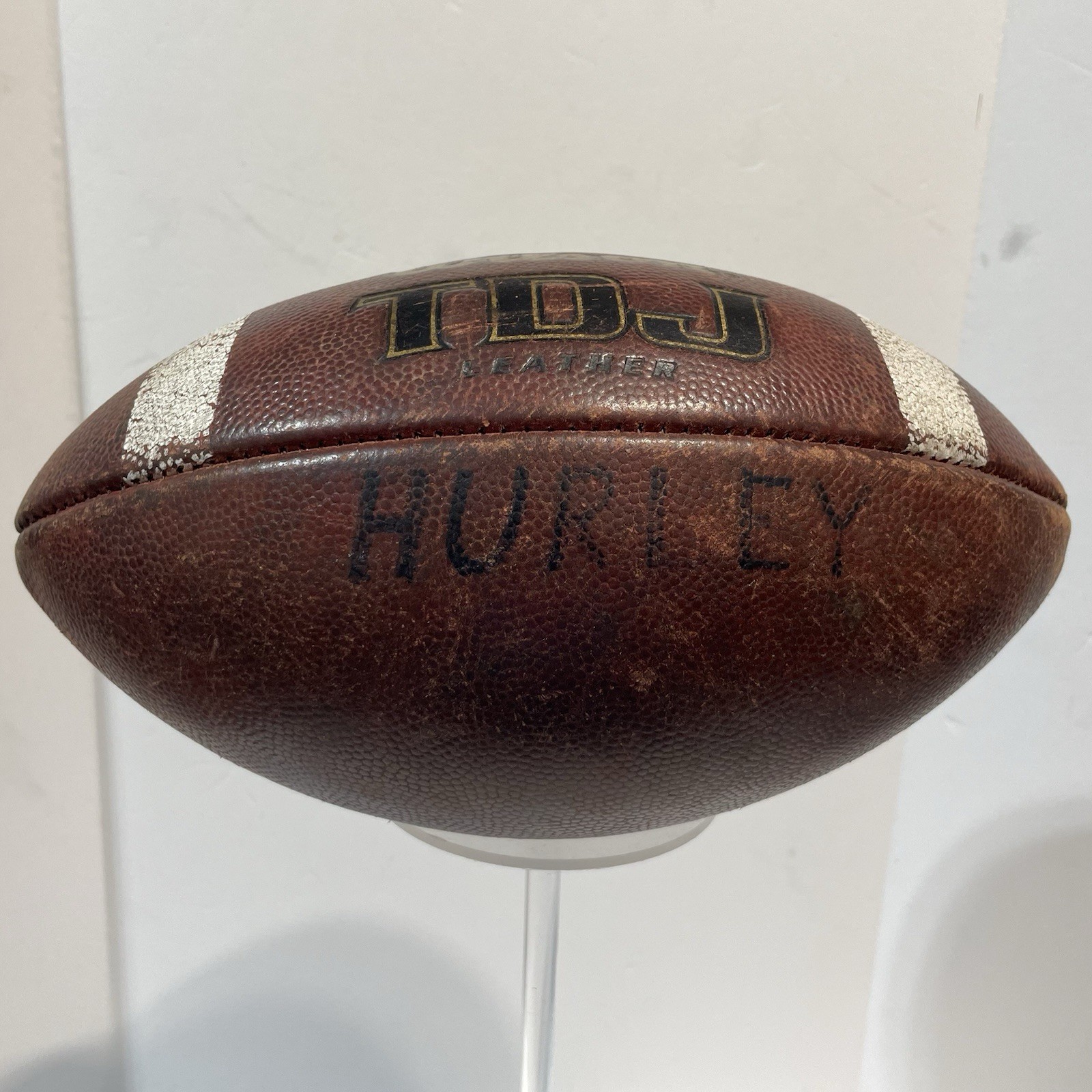 Wilson TDJ Premium Full Grain Leather Football Junior Size F1360 Made In USA