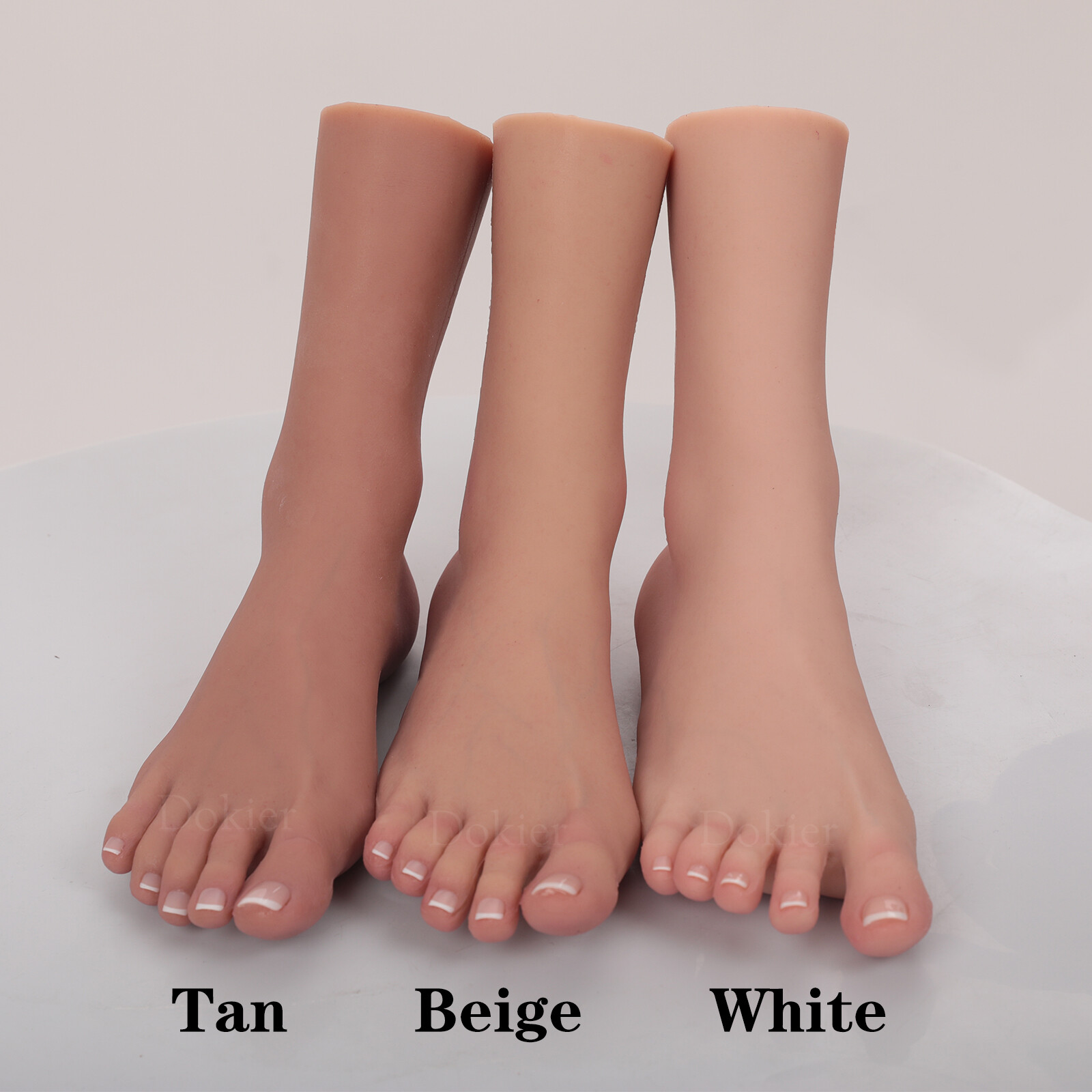 Realistic Silicone Female Foot Model Lifesize Mannequin Display Fake Feet Model