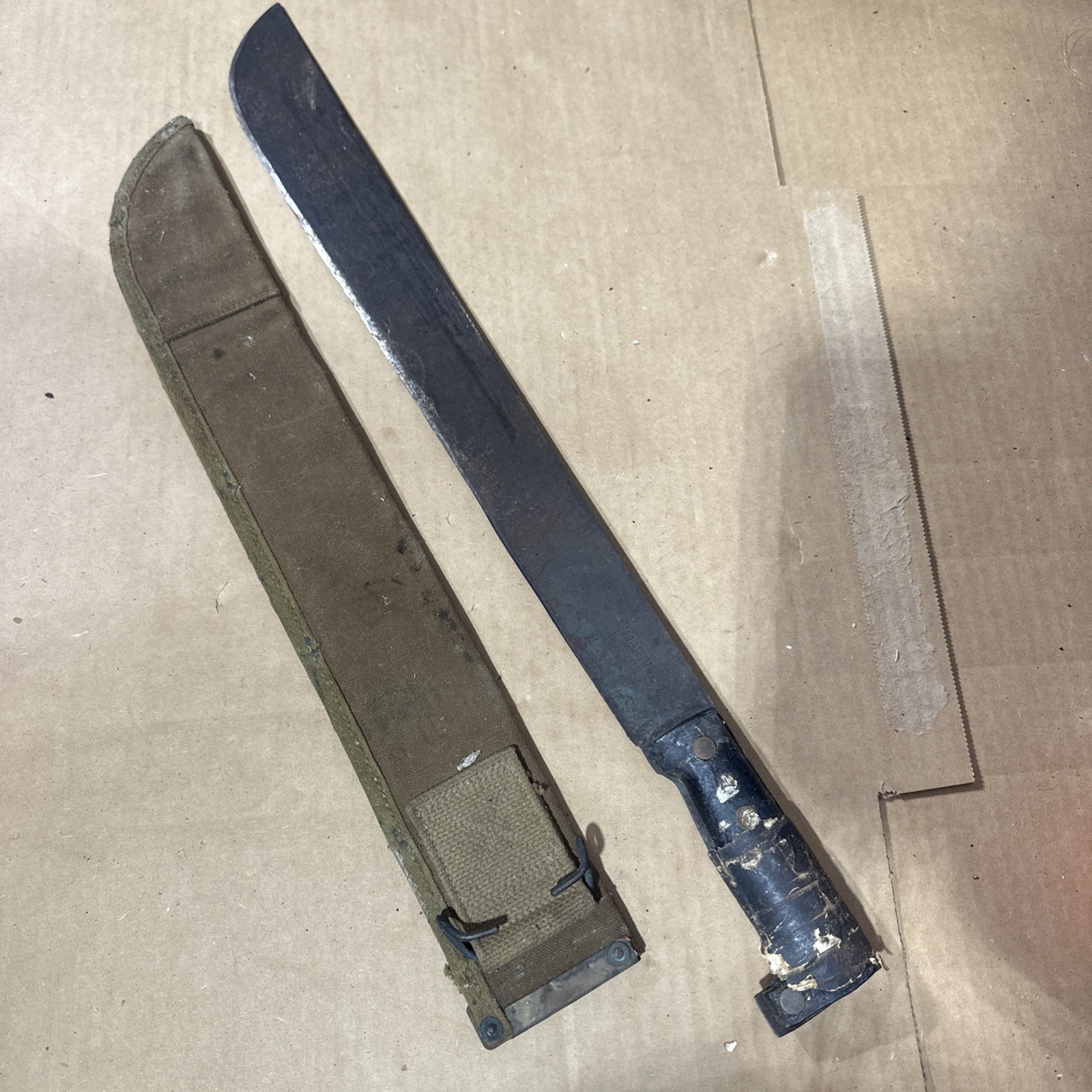 Vintage Machete by Martin Made in Belgium US WWII Military 23"