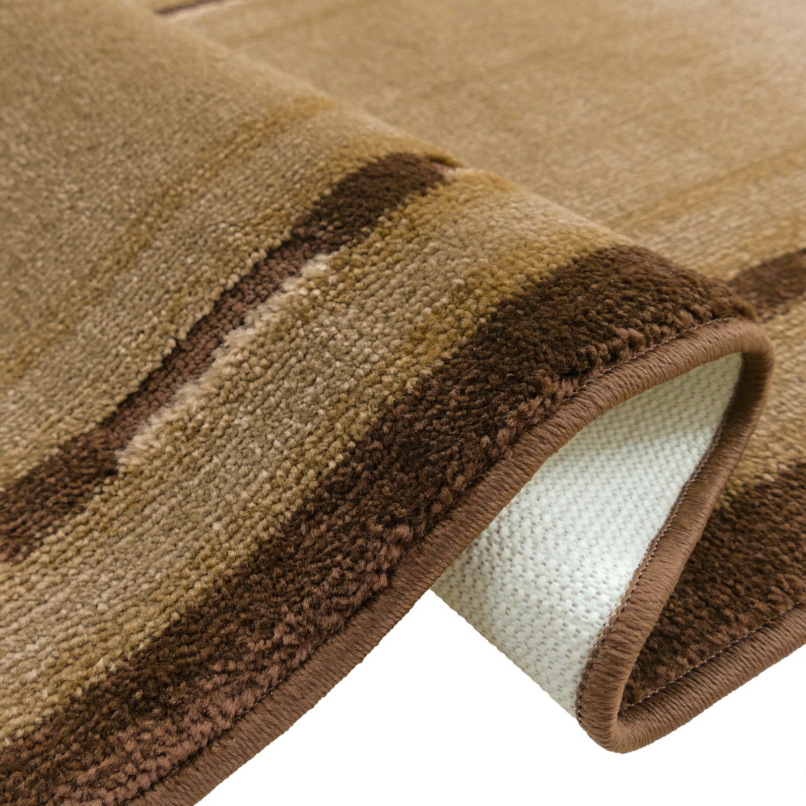 Custom Size Anti-Slip Washable Soft Pile Bordered Gray Runner Rug