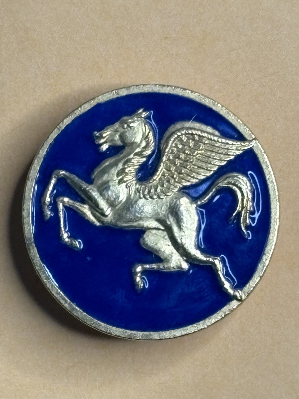 RARE  PA NG 28th Div Aviation DUI Crest Pin 103rd Observ. Squadron