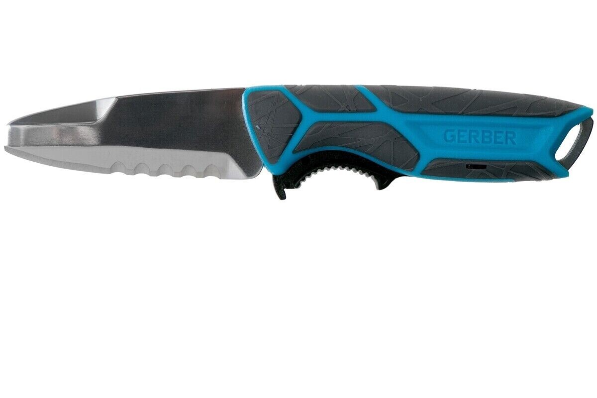 Gerber Crossriver Salt Water 31-003591 Fixed Rescue Knife W/ Sheath 33