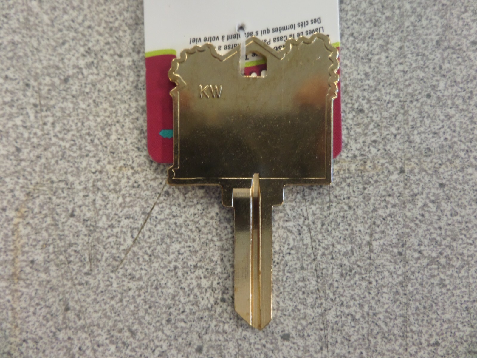 LUCKY LINE B405K BRASS HOUSE KWIKSET KW1 KEYWAY KEY SHAPES