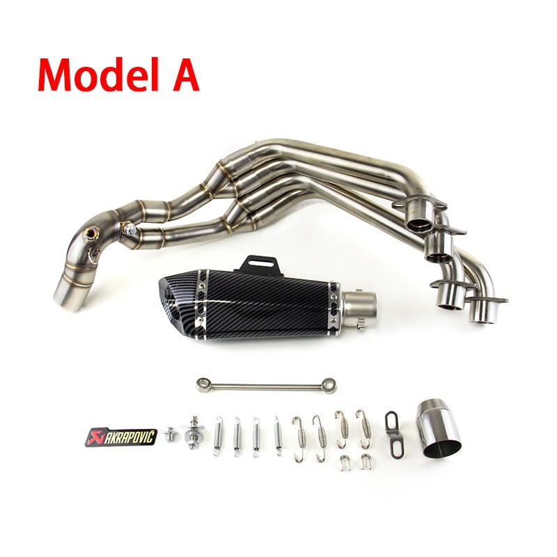 For Honda CBR650R CBR650F 2014-2026 CB650R Full System Exhaust Tips Header Pipe