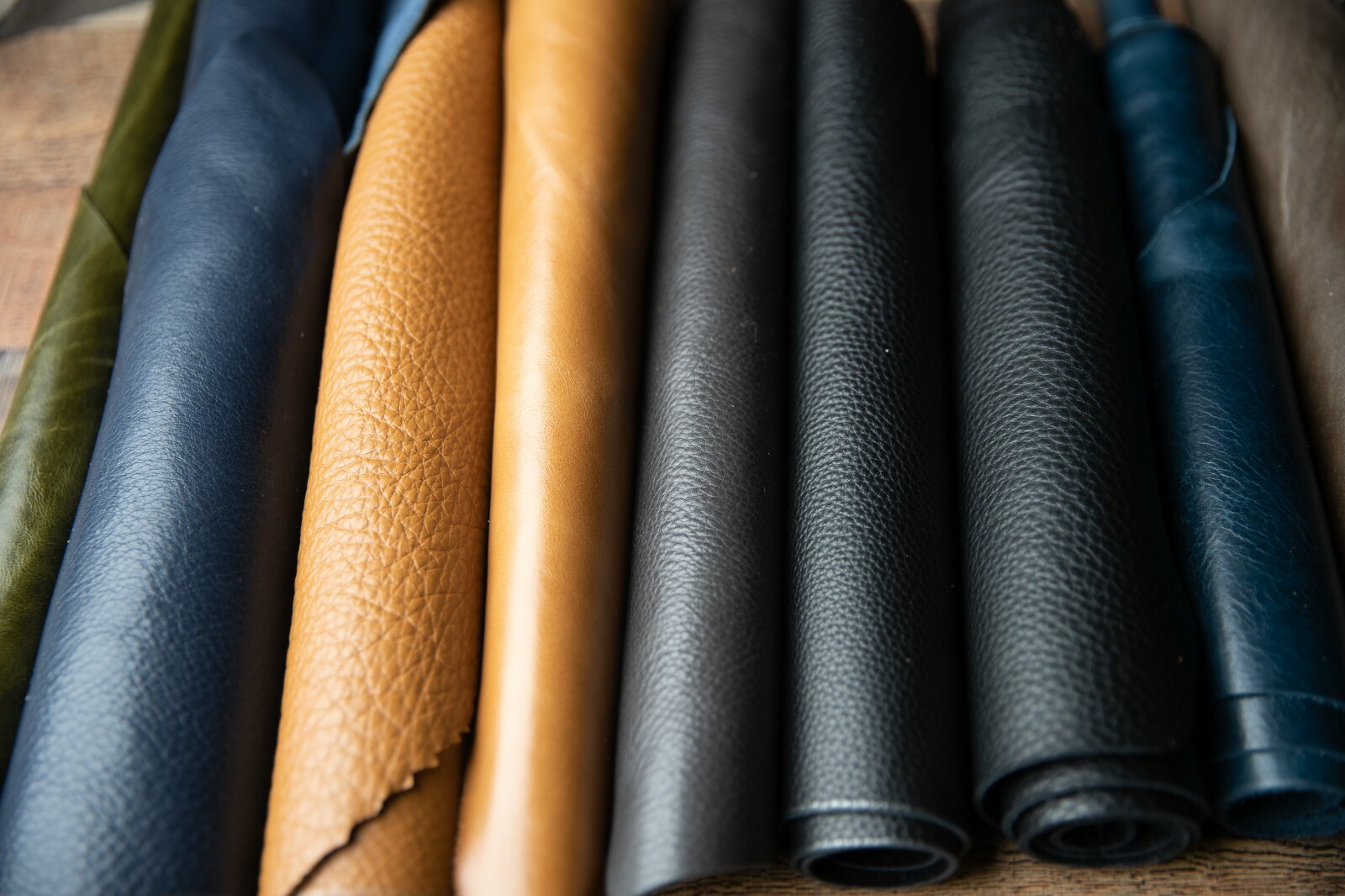 Premium Italian Cowhide Leather Scraps upholstery --- X Large Size Pieces 12"x18