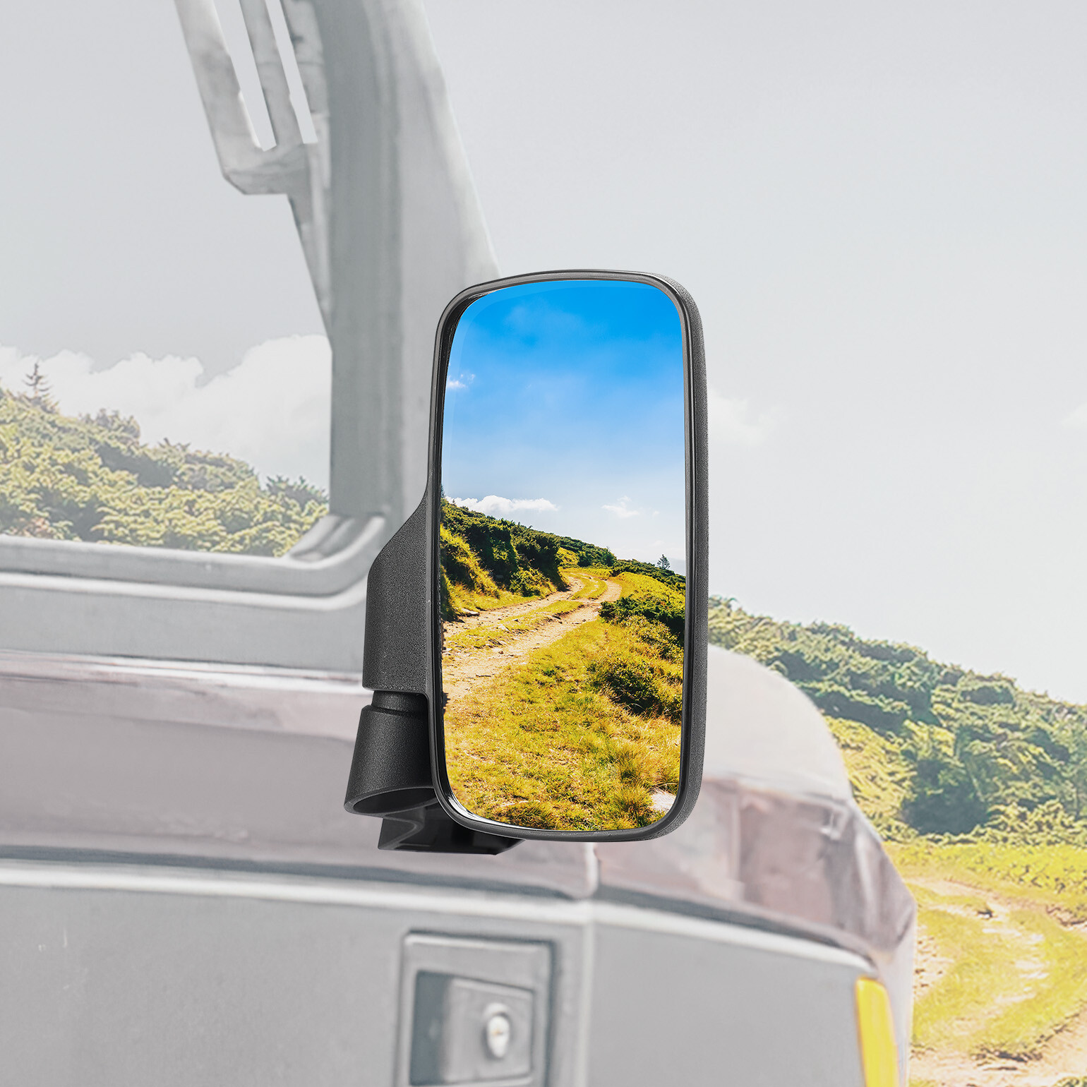 #2889241 UTV Rear View Side Mirrors Door Mounted or Polaris Ranger 1000 XP 18-25