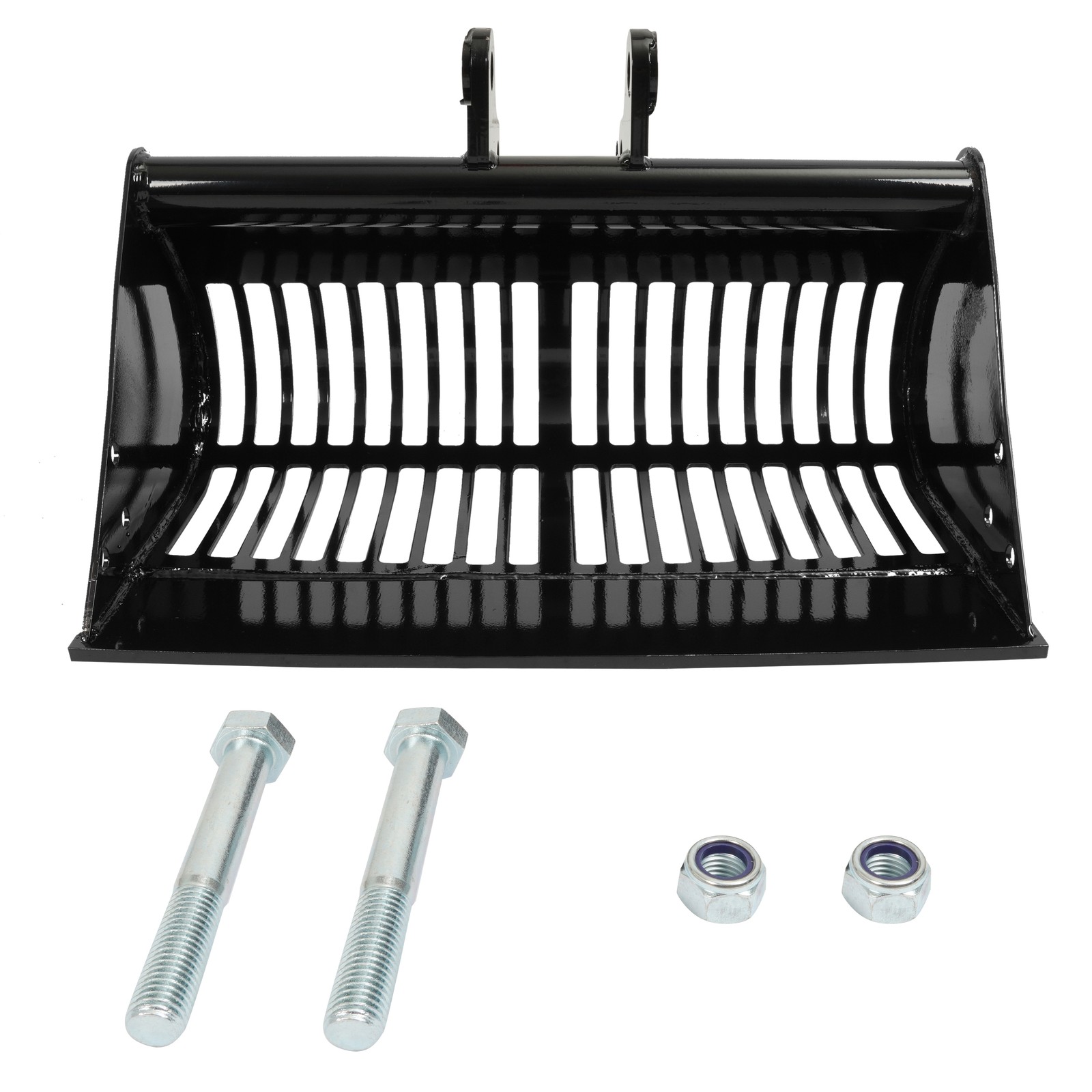 HECASA Mini Excavators Digger Mud Bucket 600mm Attachment Screening Skeleton