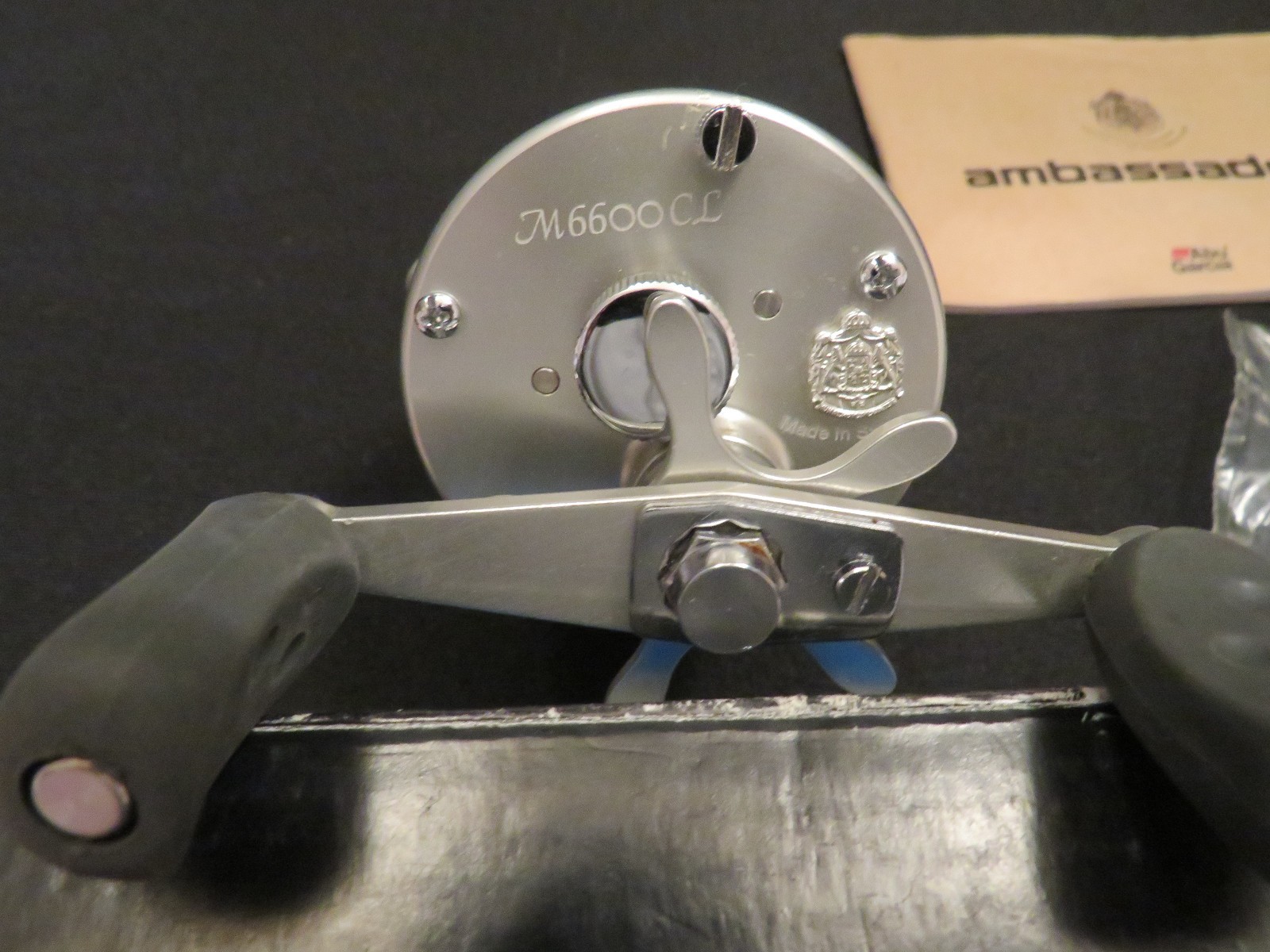 Abu Garcia Ambassadeur Morrum 6600 CL Fishing Reel, Instructions, Sweden