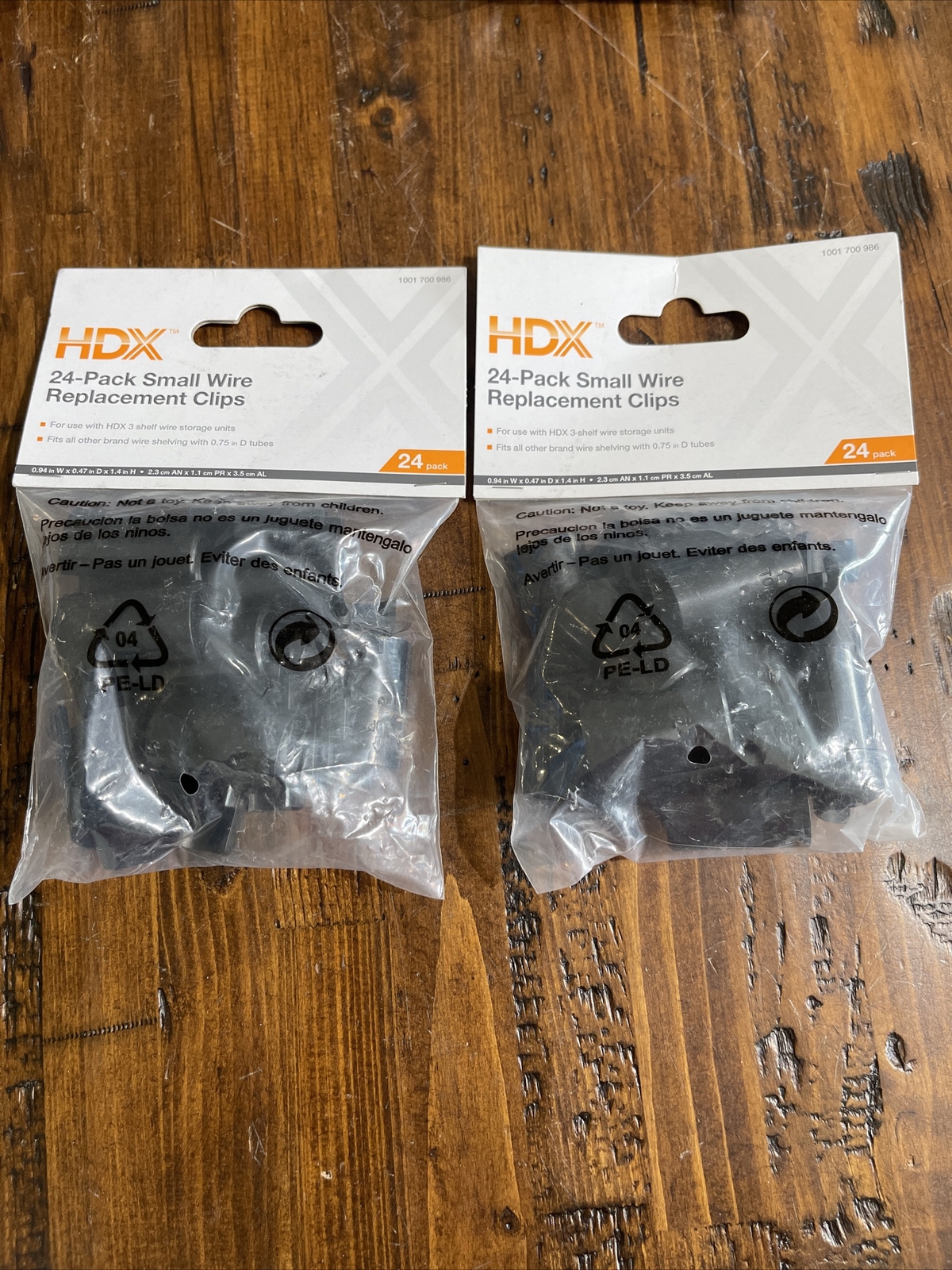 24-2 packs Small Wire Replacement Clips 1001700986 -  (2 Packs / 48 Clips Total)