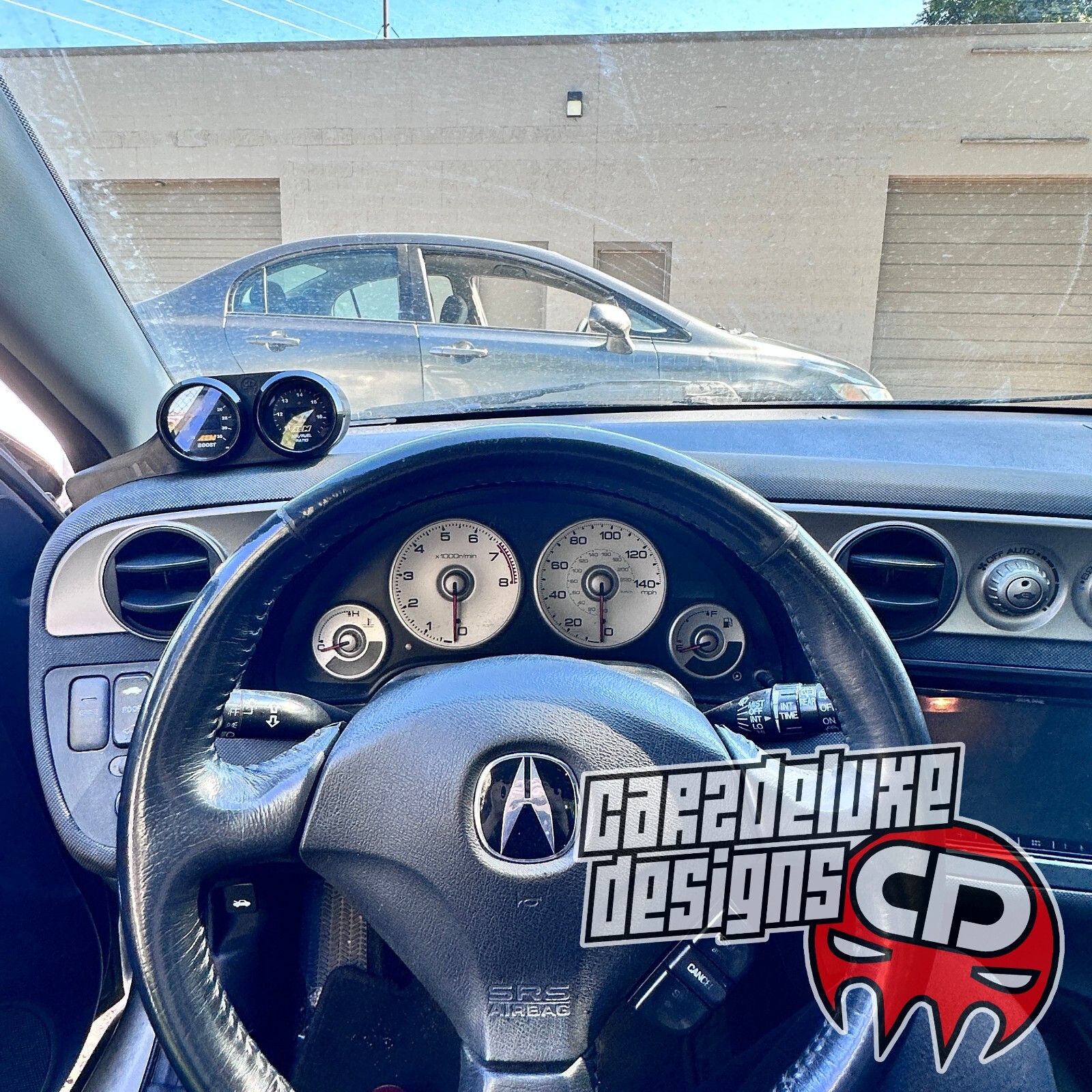 GENUINE CARZDELUXE DUAL GAUGE POD FITS ACURA RSX 2002-2006