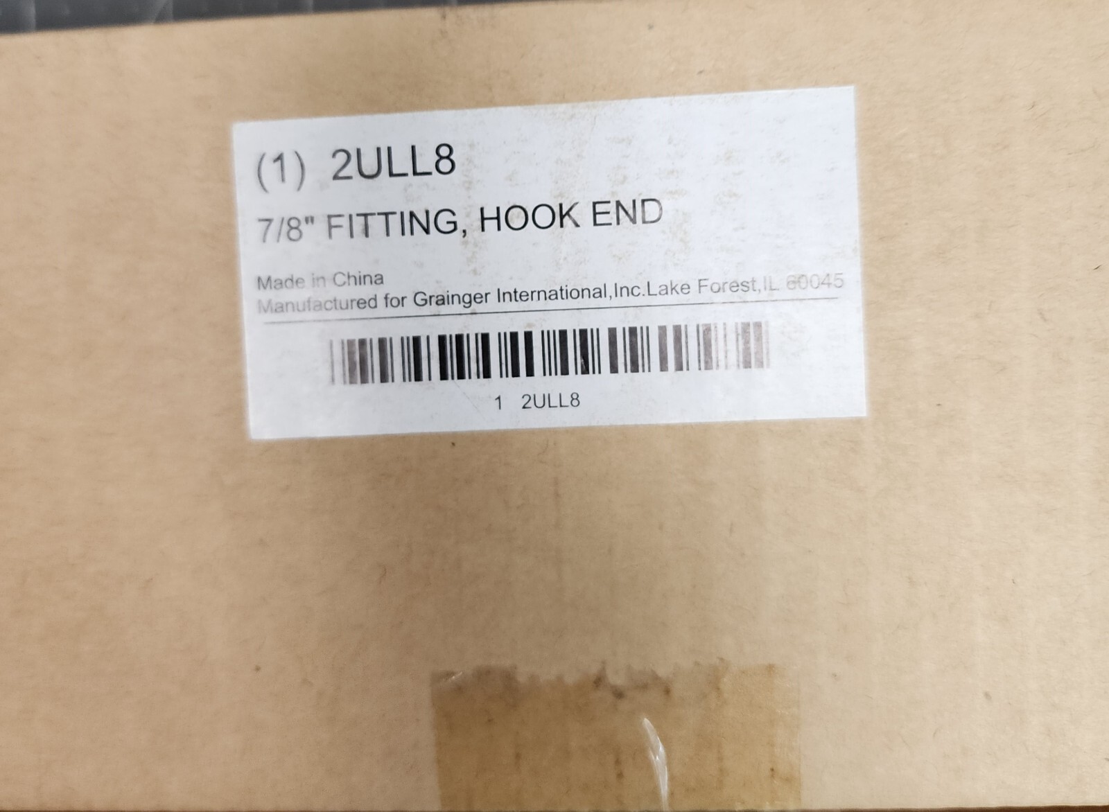 7/8” Thread x 12” Galv. Turnbuckle Hook End 3200 Pounds 12” Take Up 2ULL8 [B4S2]