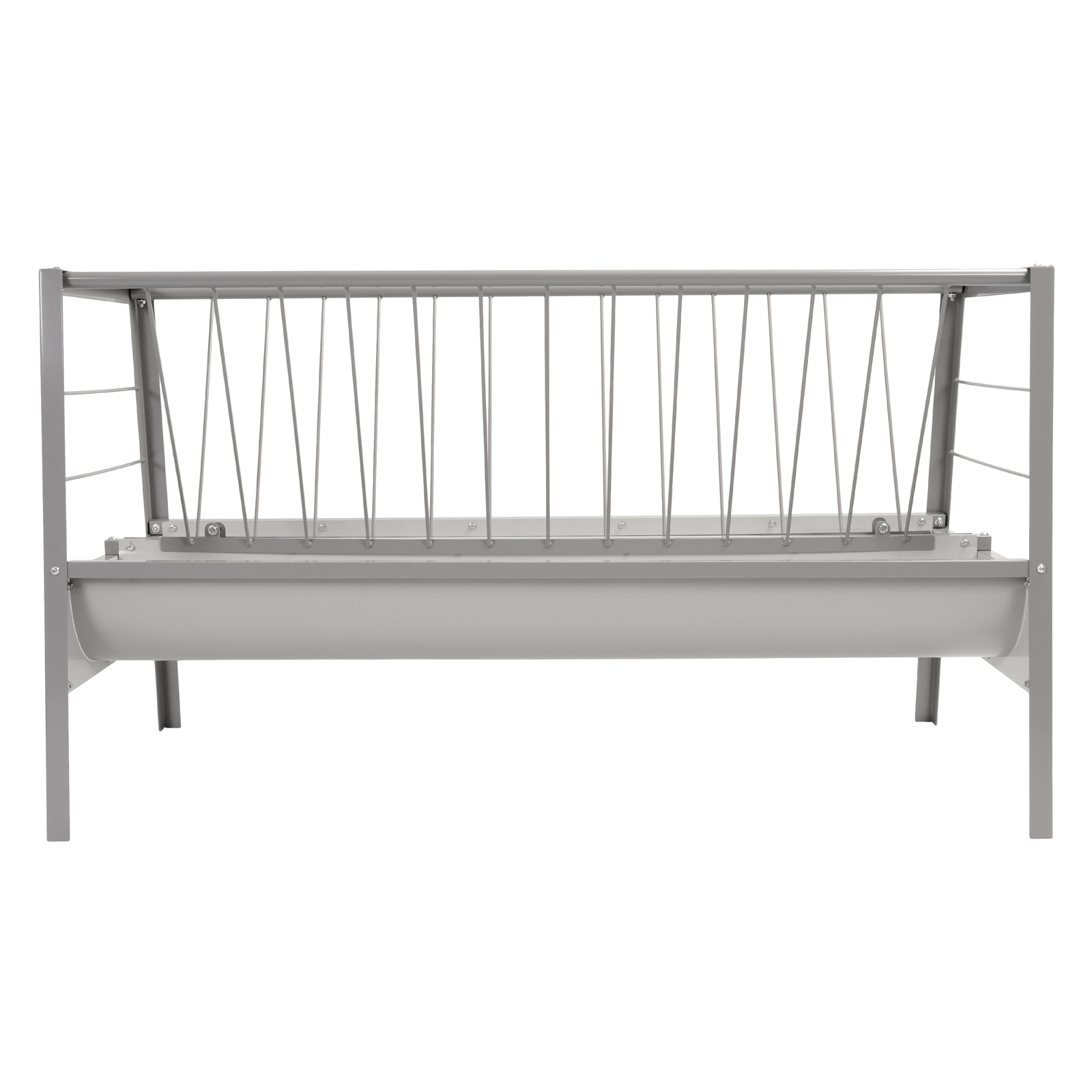 77 Gallon Pasture Hay Grain Feeder For Goats Outdoor Livestock Feeder 2 IN 1