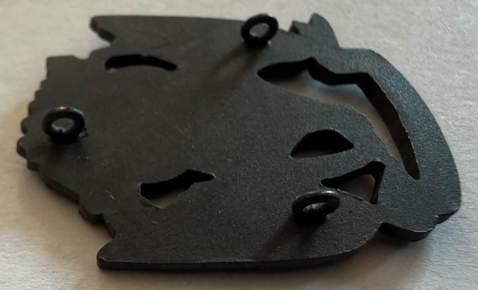 RARE 1902 US ARMY OFFICER EAGLE COLLAR INSIGNIA PAIR SEW ON SPANISH AMERICAN WAR