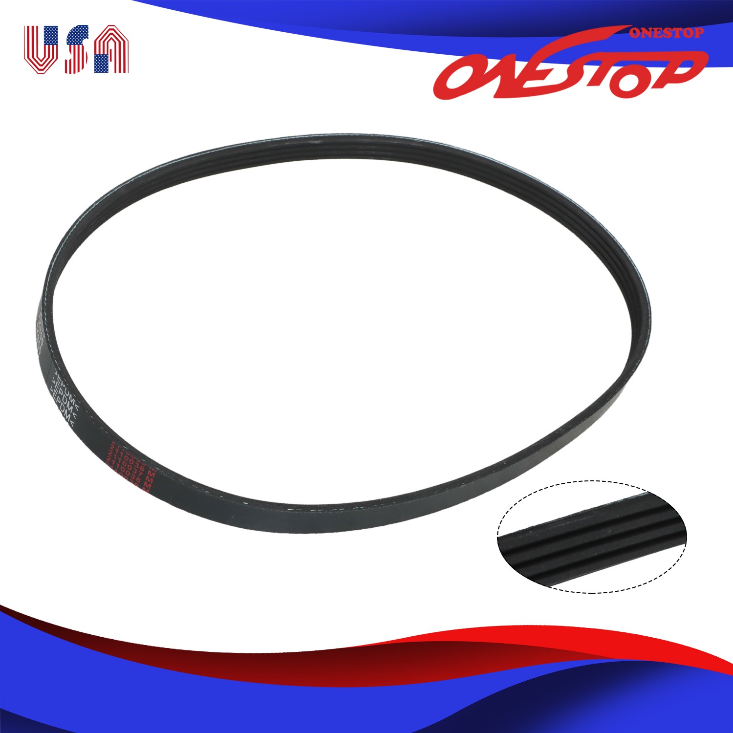 New AC Compressor Drive Belt for Cadillac Escalade Chevrolet Suburban GMC Yukon