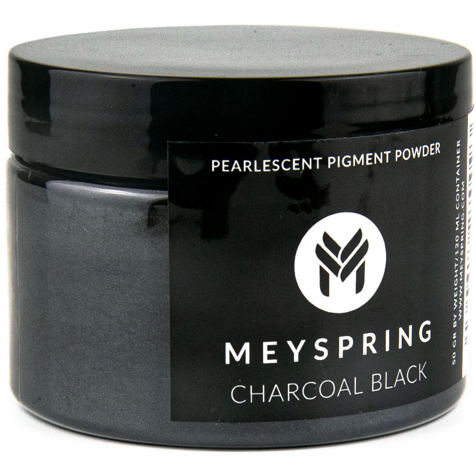 MEYSPRING Charcoal Black Mica Powder for Epoxy - Resin Color Pigment - Resin Dye
