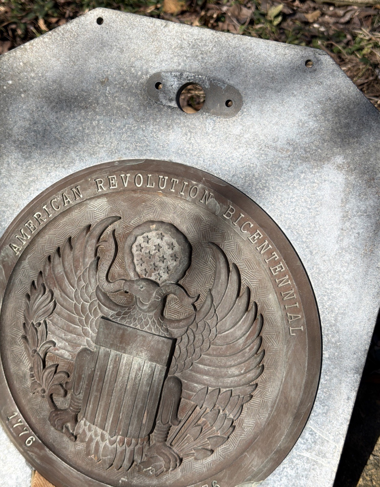 VTG Industrial Aluminum & Bronze Foundry Mold American Eagle Bicentennial ’76