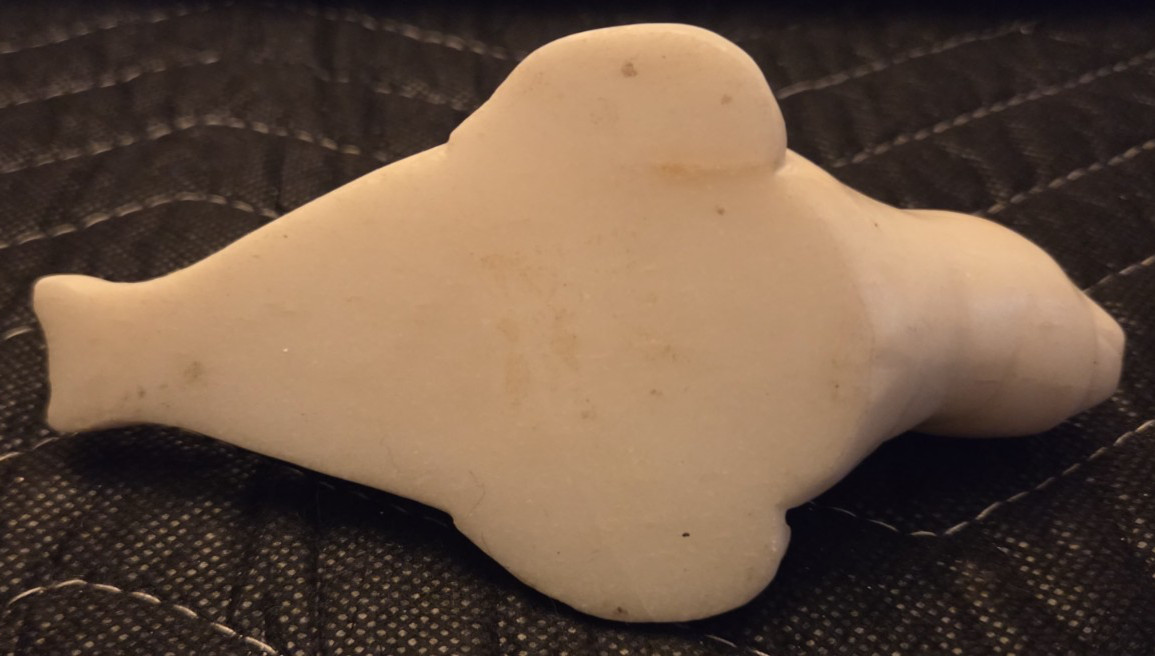 Vintage Inuit Stone Carved Seal, Very Good Condition