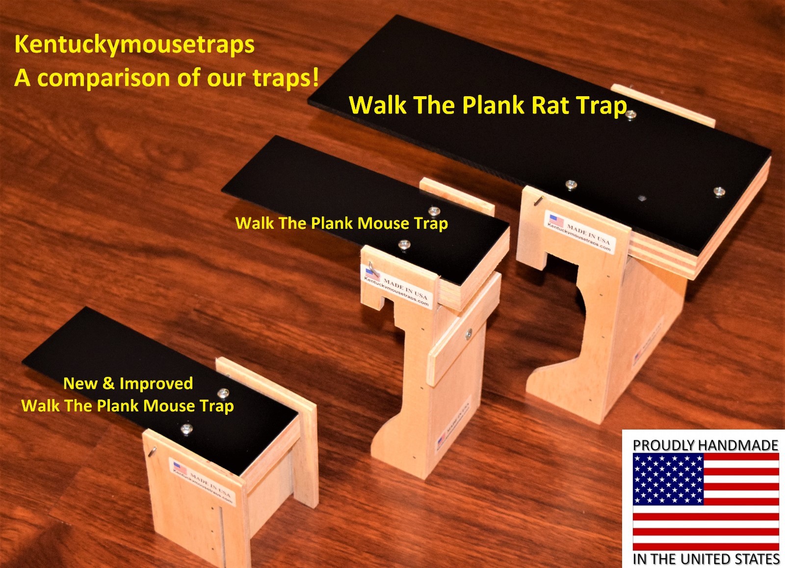 Walk The Plank Rat Trap - Rat & Squirrel Trap - Auto Reset - USA MADE